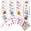 Farmer's Almanac - Backyard Garden Flowers Playing Cards - 54 Card Deck - 757 Sports Collectibles