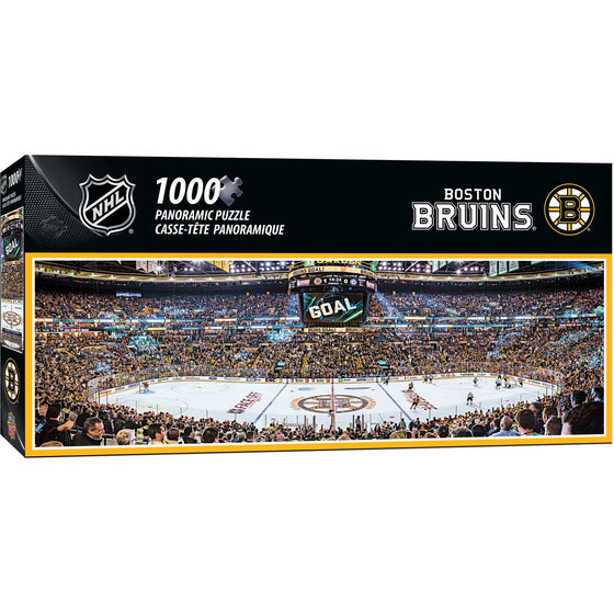 Boston Bruins - 1000 Piece Panoramic Jigsaw Puzzle - 757 Sports Collectibles