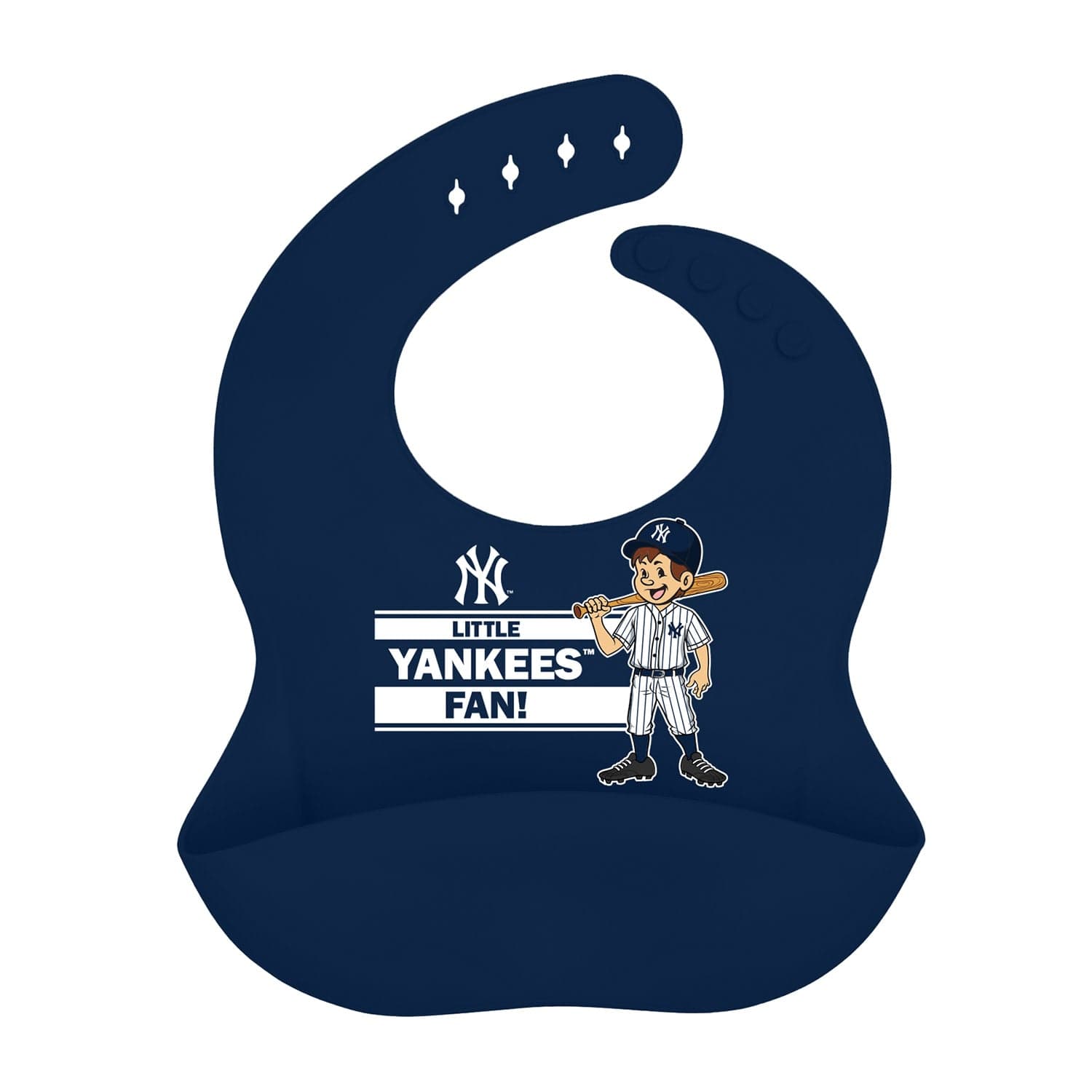 New York Yankees Silicone Baby Bib - MLB Feeding Essential