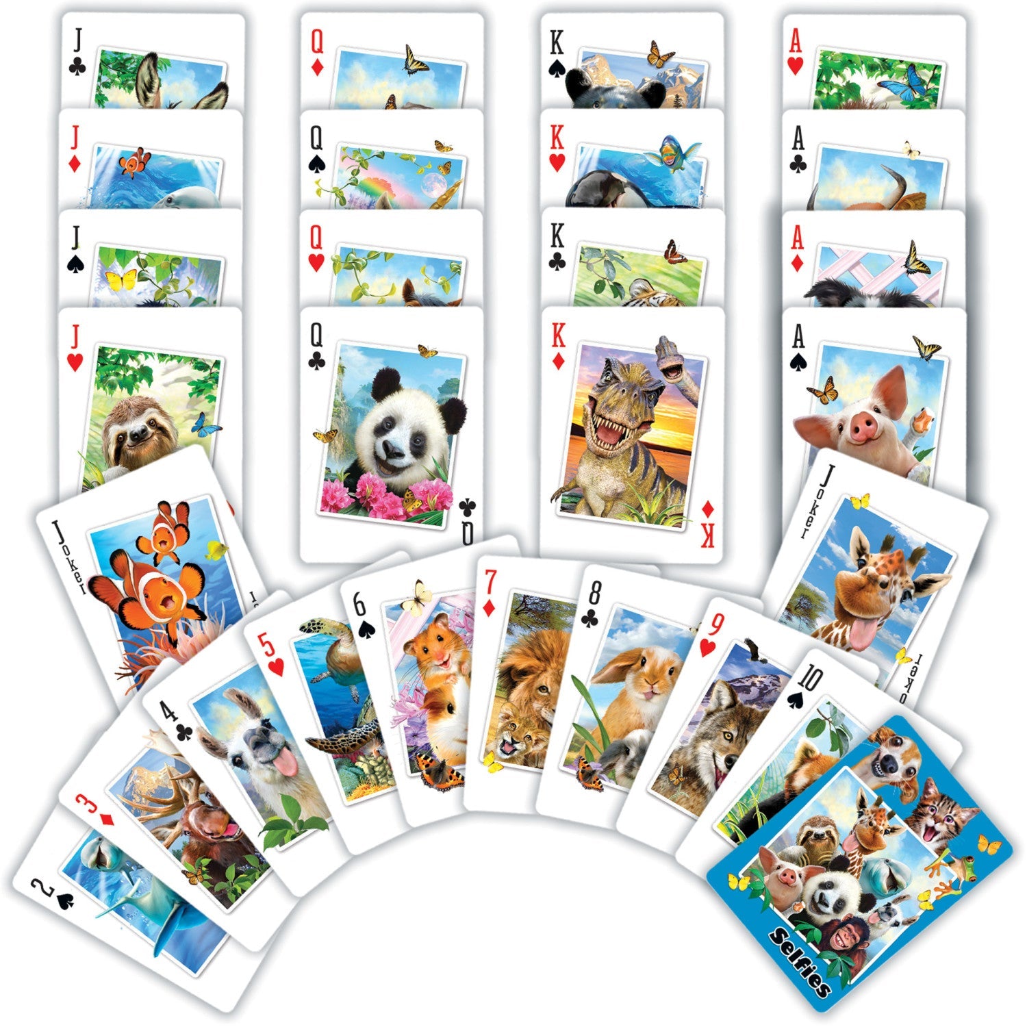 Selfies Playing Cards - 54 Card Deck - 757 Sports Collectibles