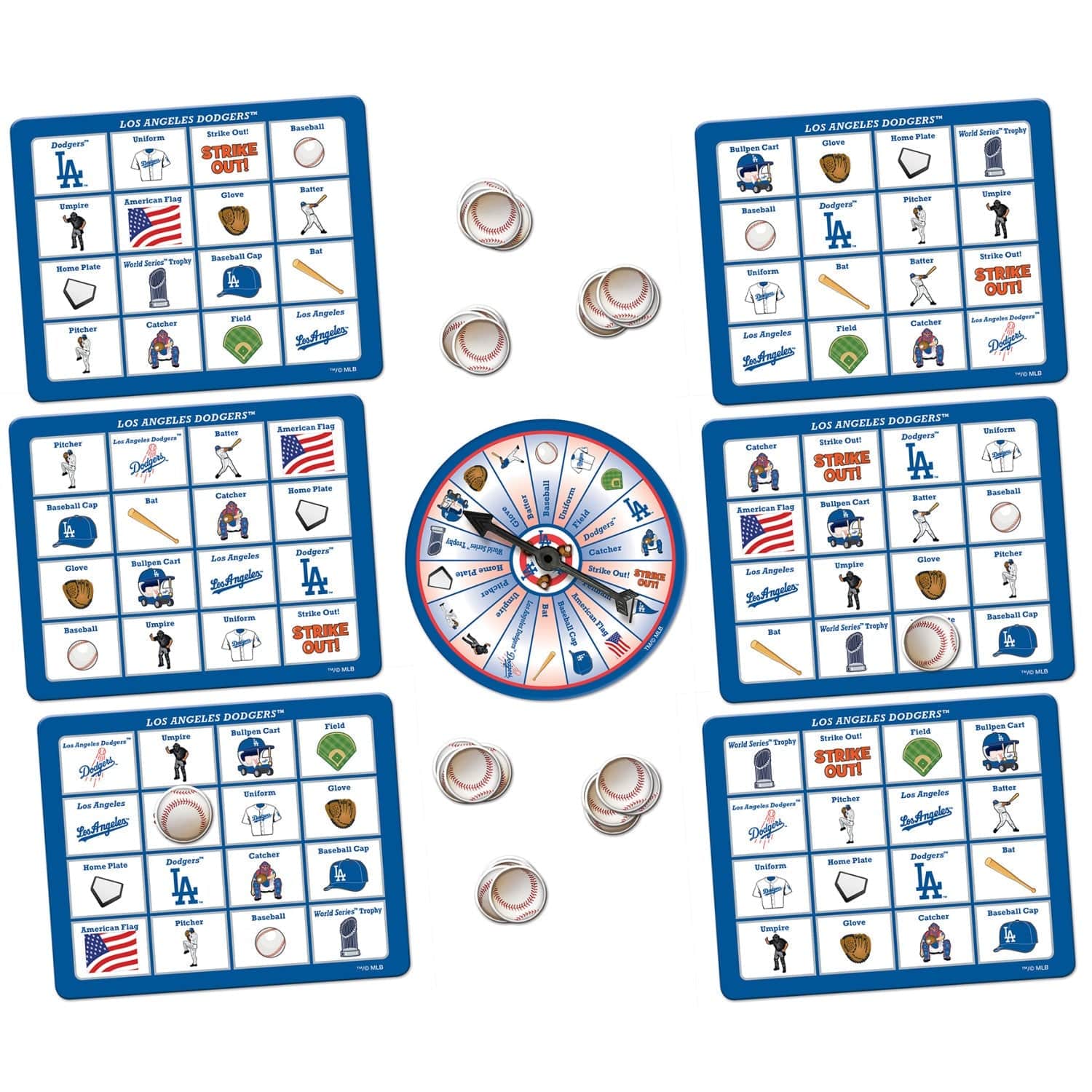 Los Angeles Dodgers Bingo: Game Day Fun! - Sports Gifts, Sports Memorabilia, Sports Collectibles, Fan Shop