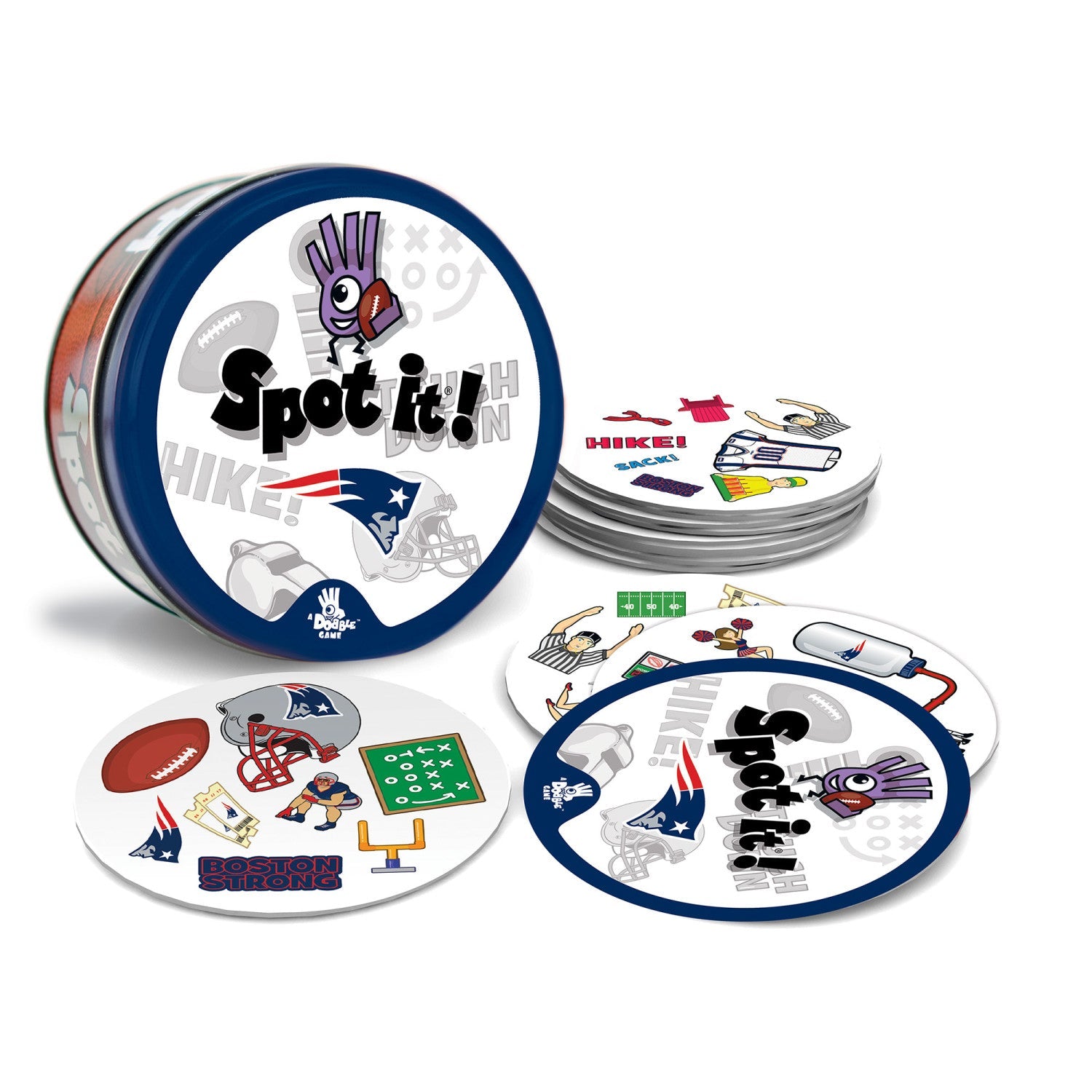 New England Patriots Spot It! Card Game - 757 Sports Collectibles
