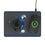 Baltimore Colts 1946 Historic Collection Linen 15-Watt Wireless Charger and Mouse Pad