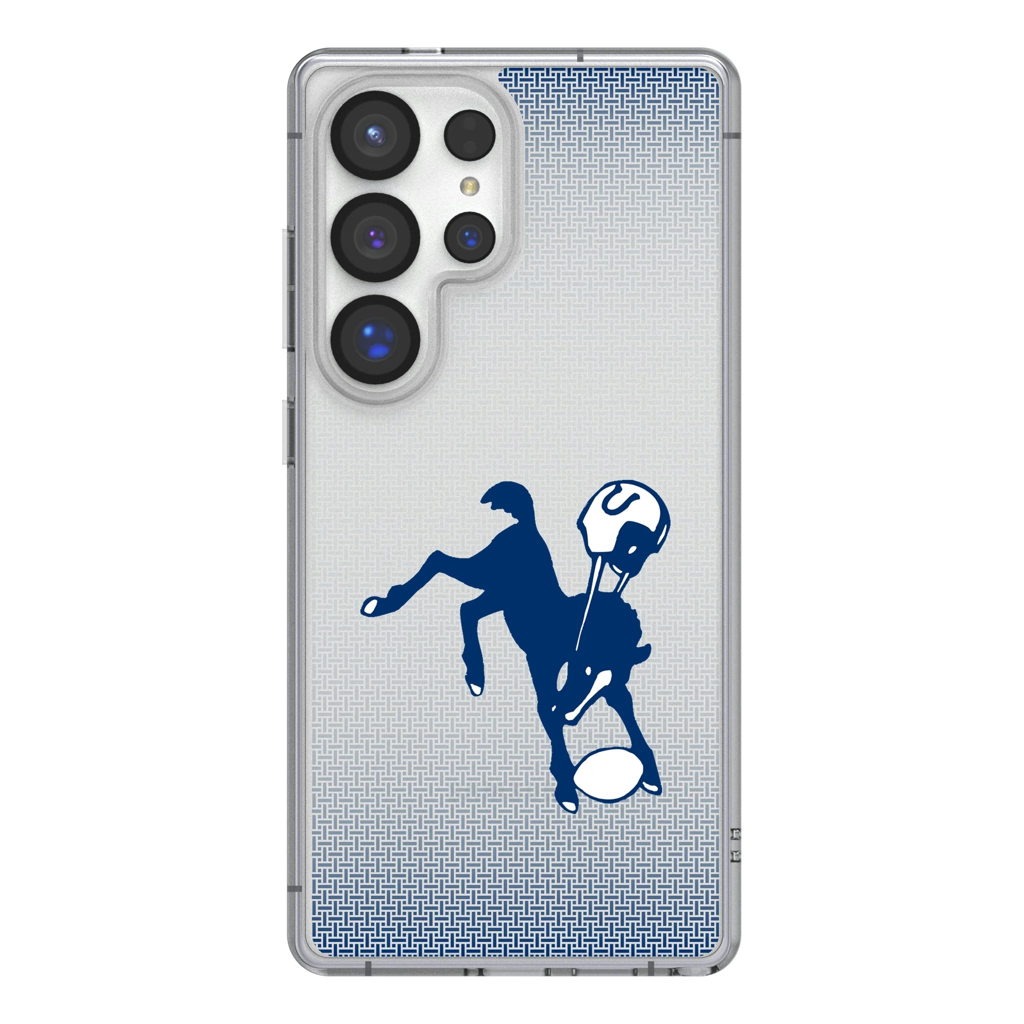 Baltimore Colts 1946 Historic Collection Linen Clear Phone Case for Samsung Galaxy - Sports Gifts, Sports Memorabilia, Sports Collectibles, Fan Shop