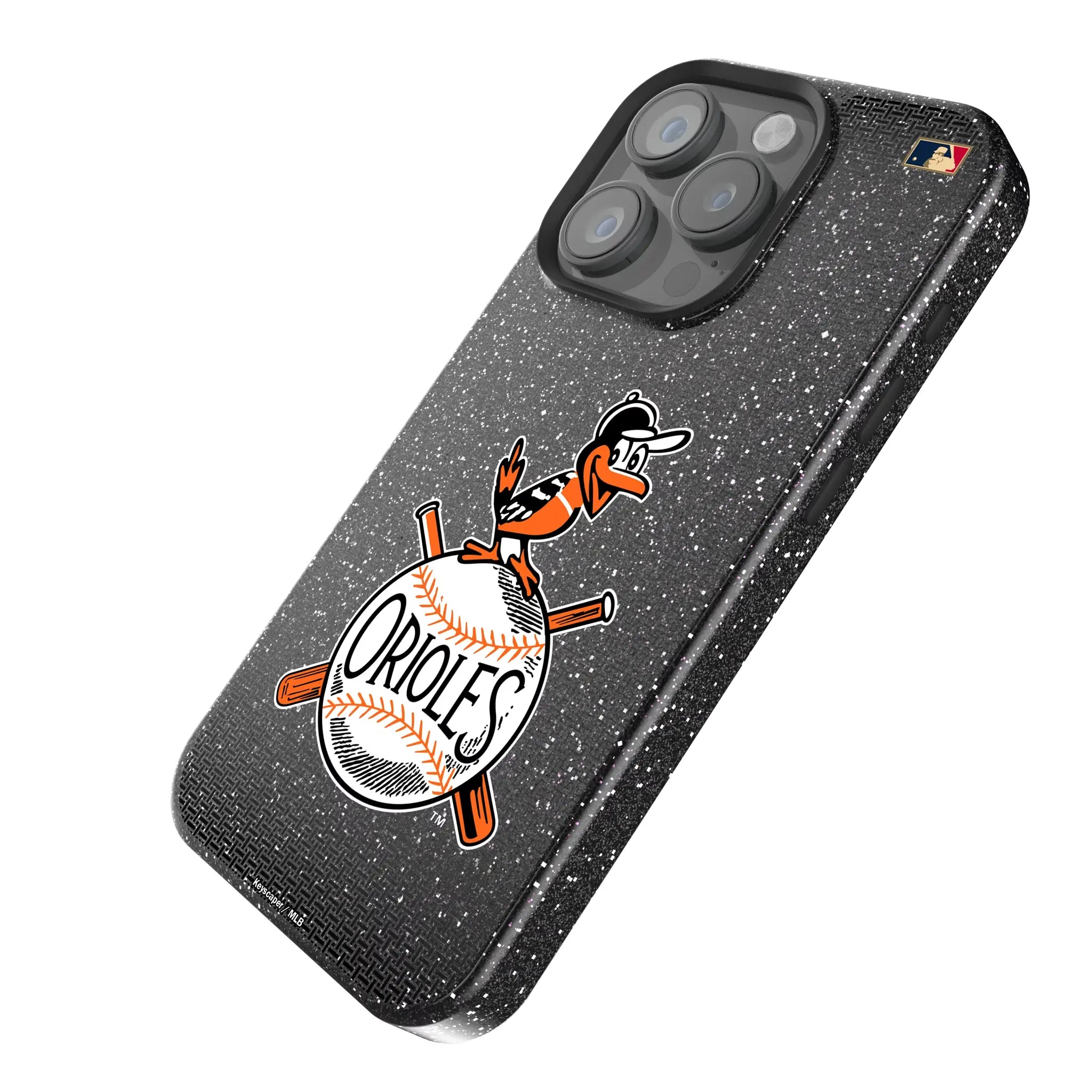 Baltimore Orioles 1954-1963 - Cooperstown Collection Linen Bling Phone Case for Apple iPhone