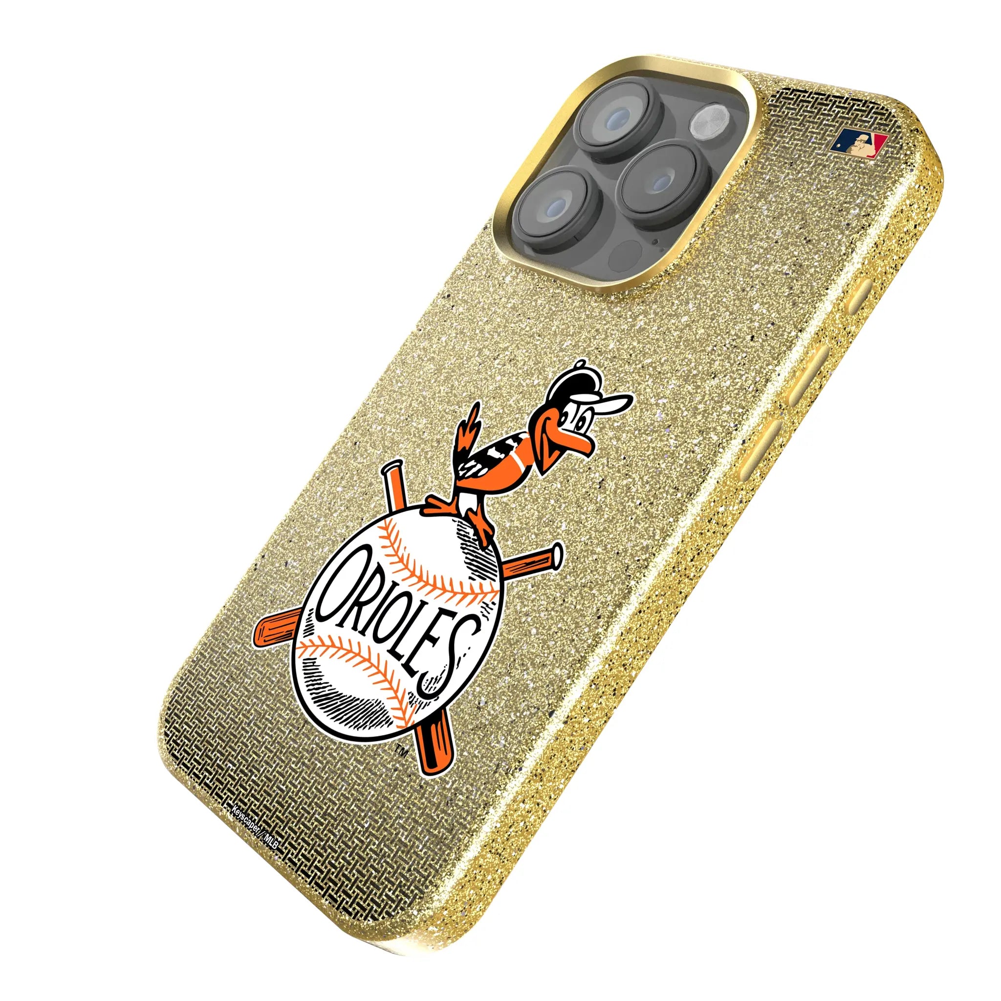 Baltimore Orioles 1954-1963 - Cooperstown Collection Linen Bling Phone Case for Apple iPhone