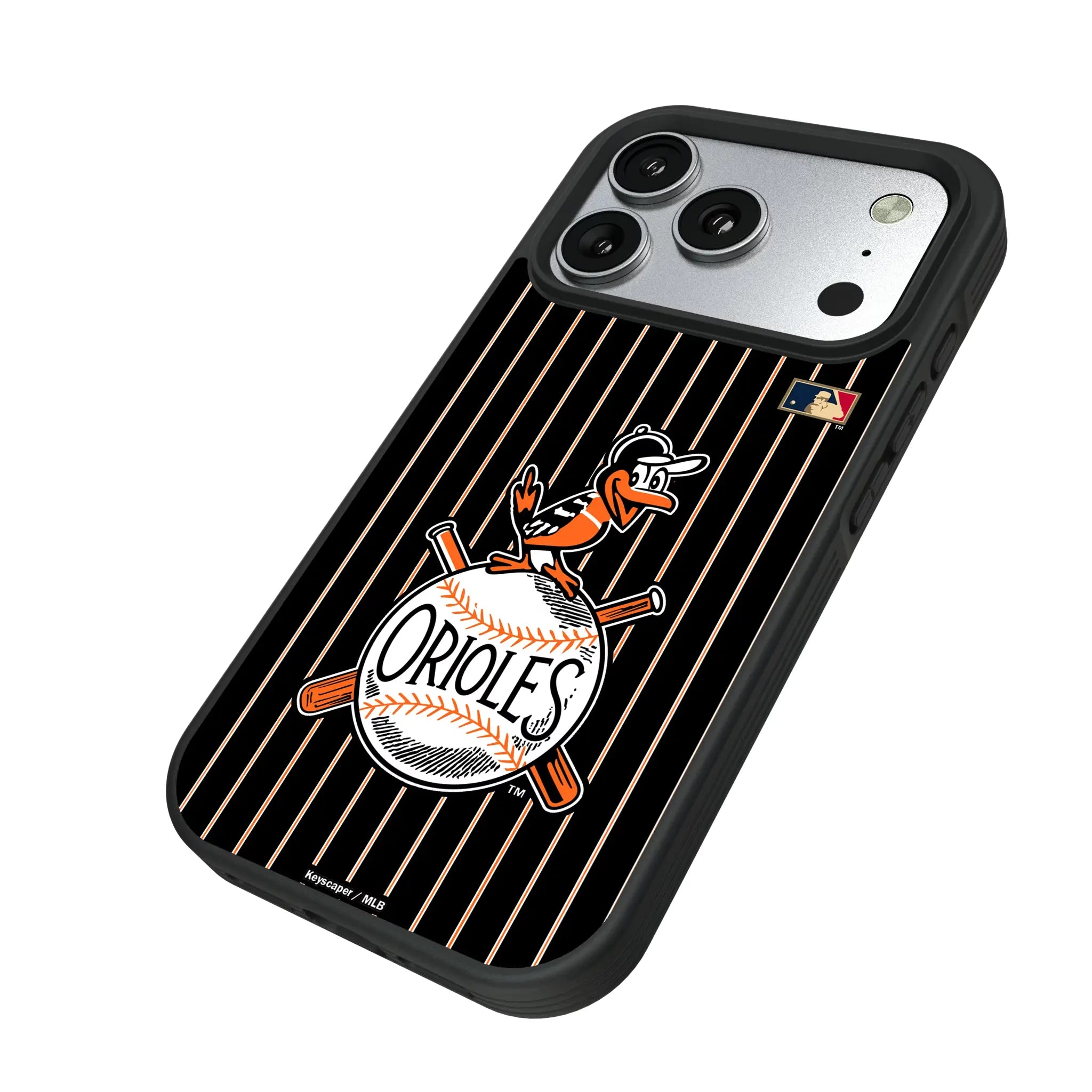 Baltimore Orioles 1954-1963 - Cooperstown Collection Pinstripe Bump Phone Case