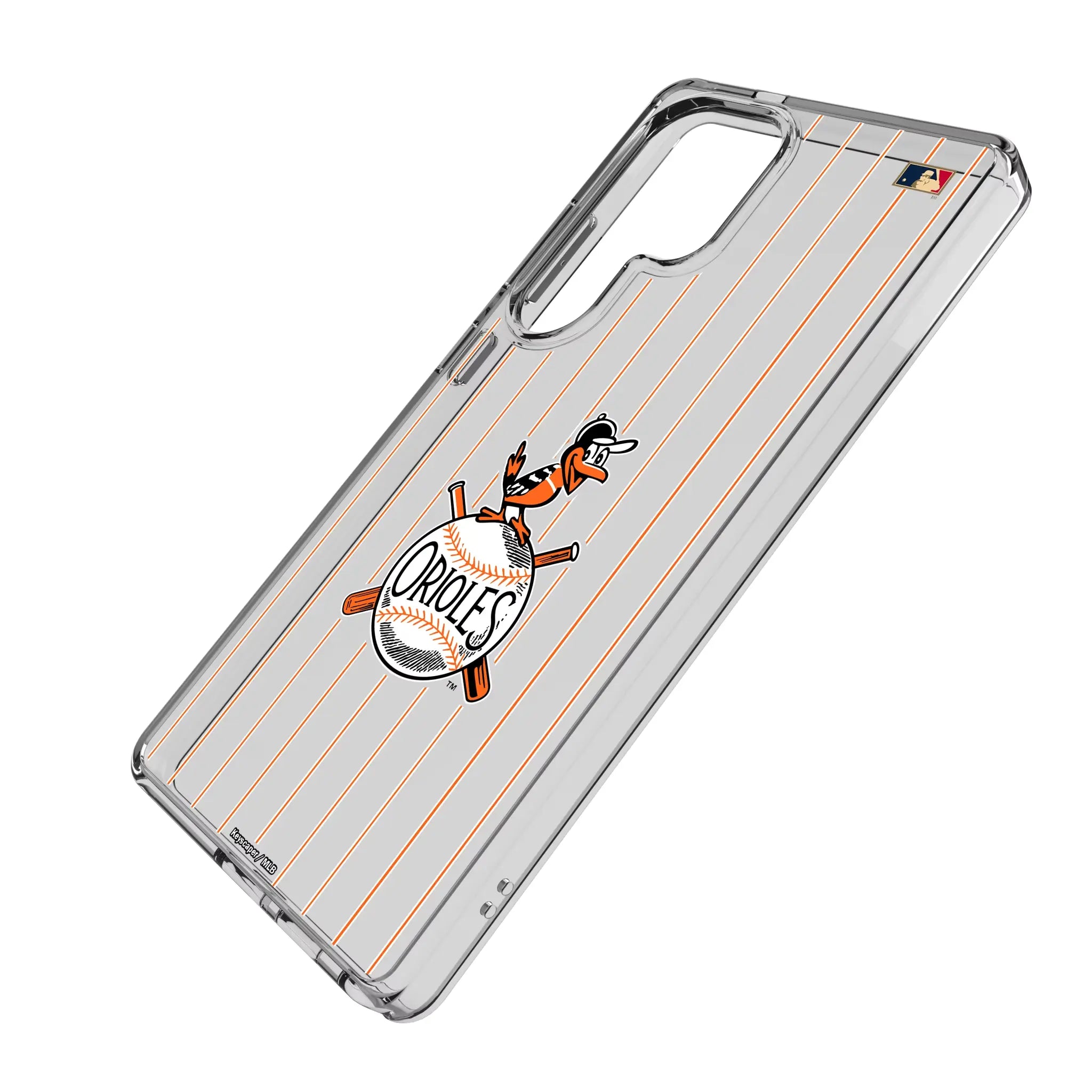 Baltimore Orioles 1954-1963 - Cooperstown Collection Pinstripe Clear Phone Case for Samsung Galaxy