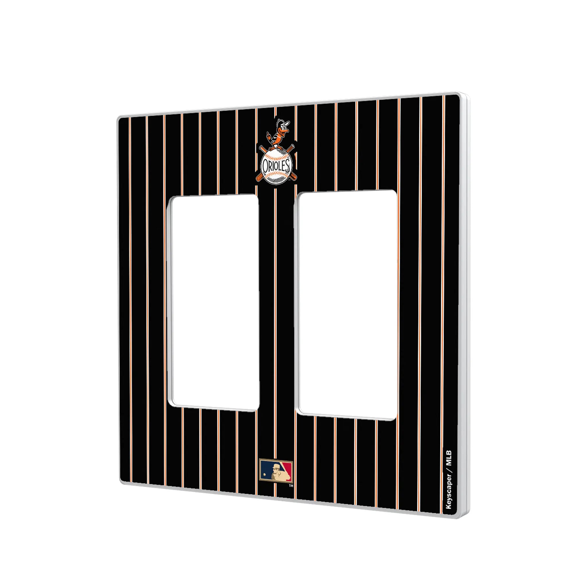 Baltimore Orioles 1954-1963 - Cooperstown Collection Pinstripe Hidden-Screw Light Switch Plate