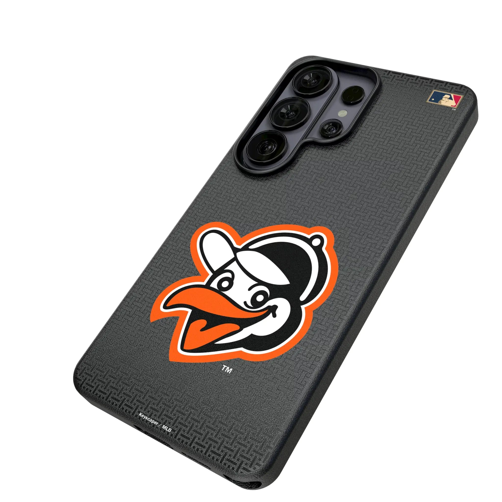 Baltimore Orioles 1955 - Cooperstown Collection Linen MagSafe Compatible Phone Case for Samsung Galaxy