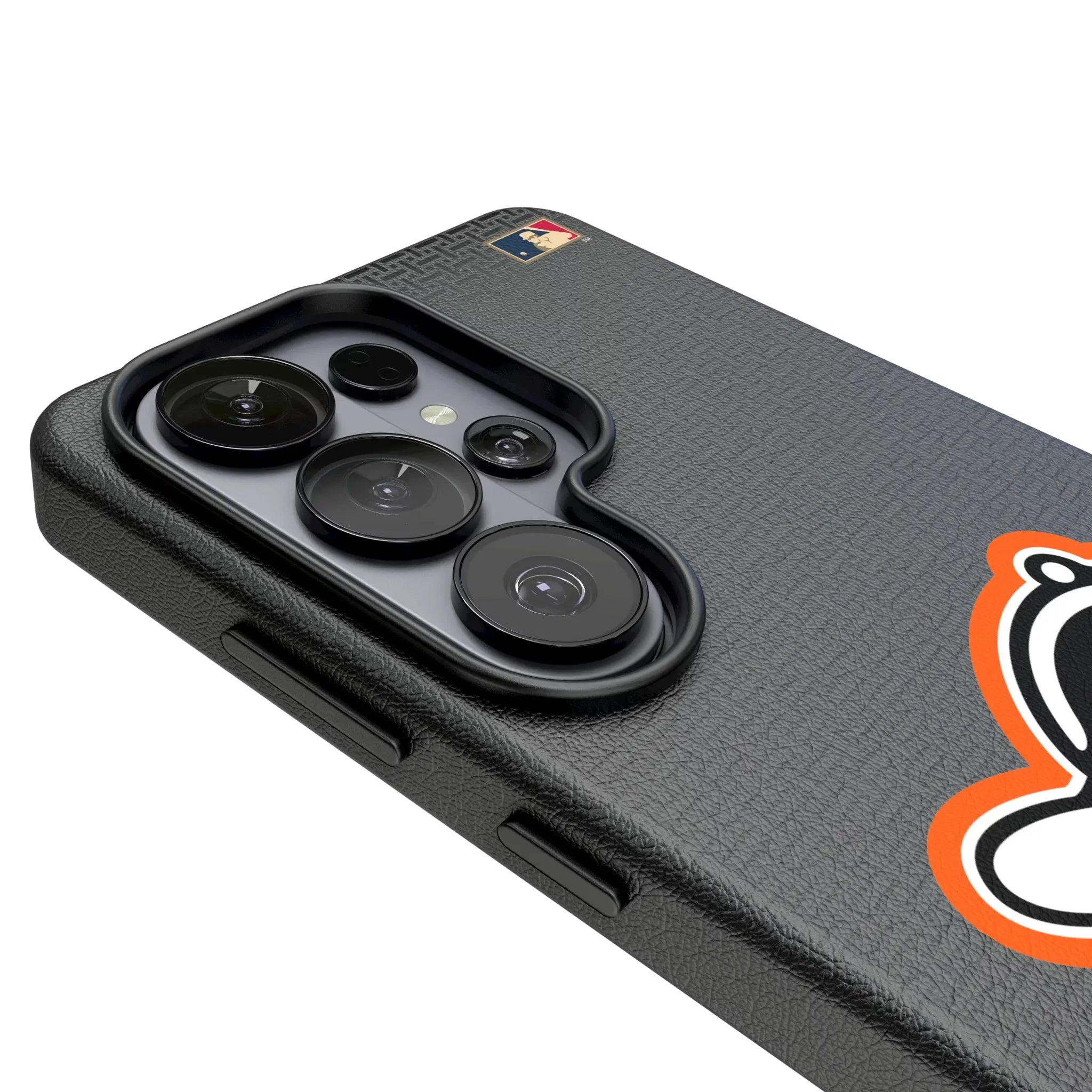 Baltimore Orioles 1955 - Cooperstown Collection Linen MagSafe Compatible Phone Case for Samsung Galaxy