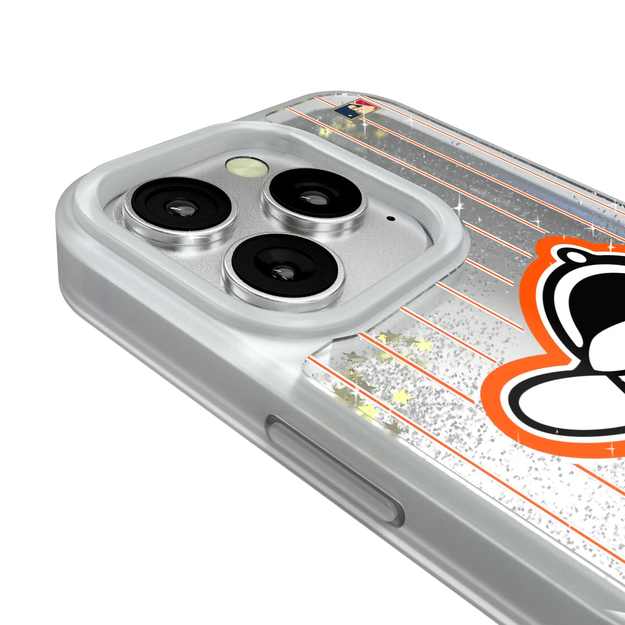 Baltimore Orioles 1955 - Cooperstown Collection Pinstripe Glitter Phone Case