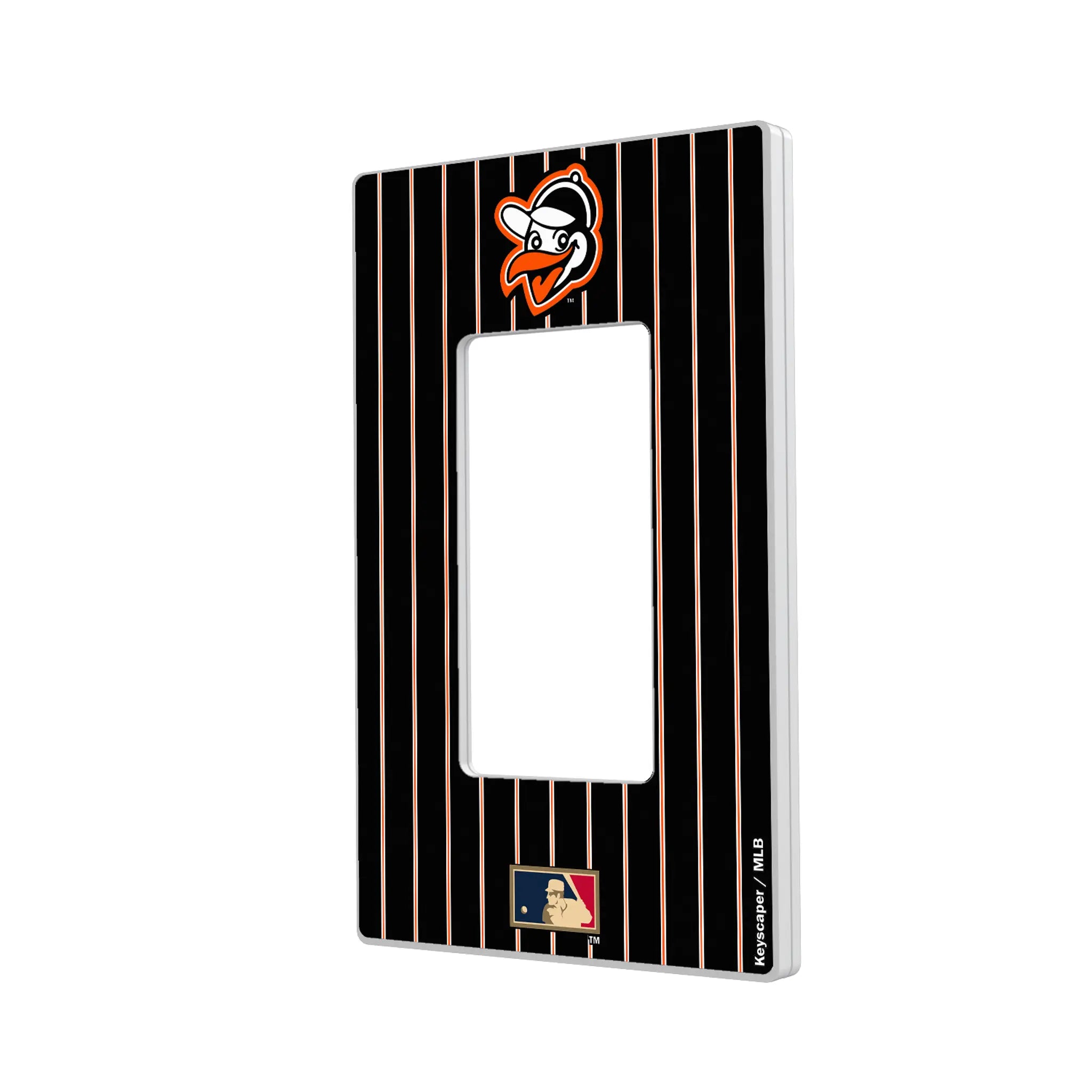 Baltimore Orioles 1955 - Cooperstown Collection Pinstripe Hidden-Screw Light Switch Plate