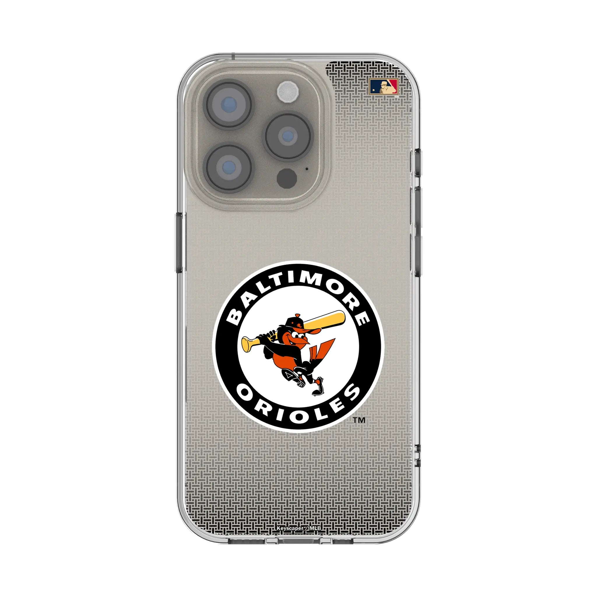 Baltimore Orioles 1966-1969 - Cooperstown Collection Linen Clear Phone Case for Apple iPhone