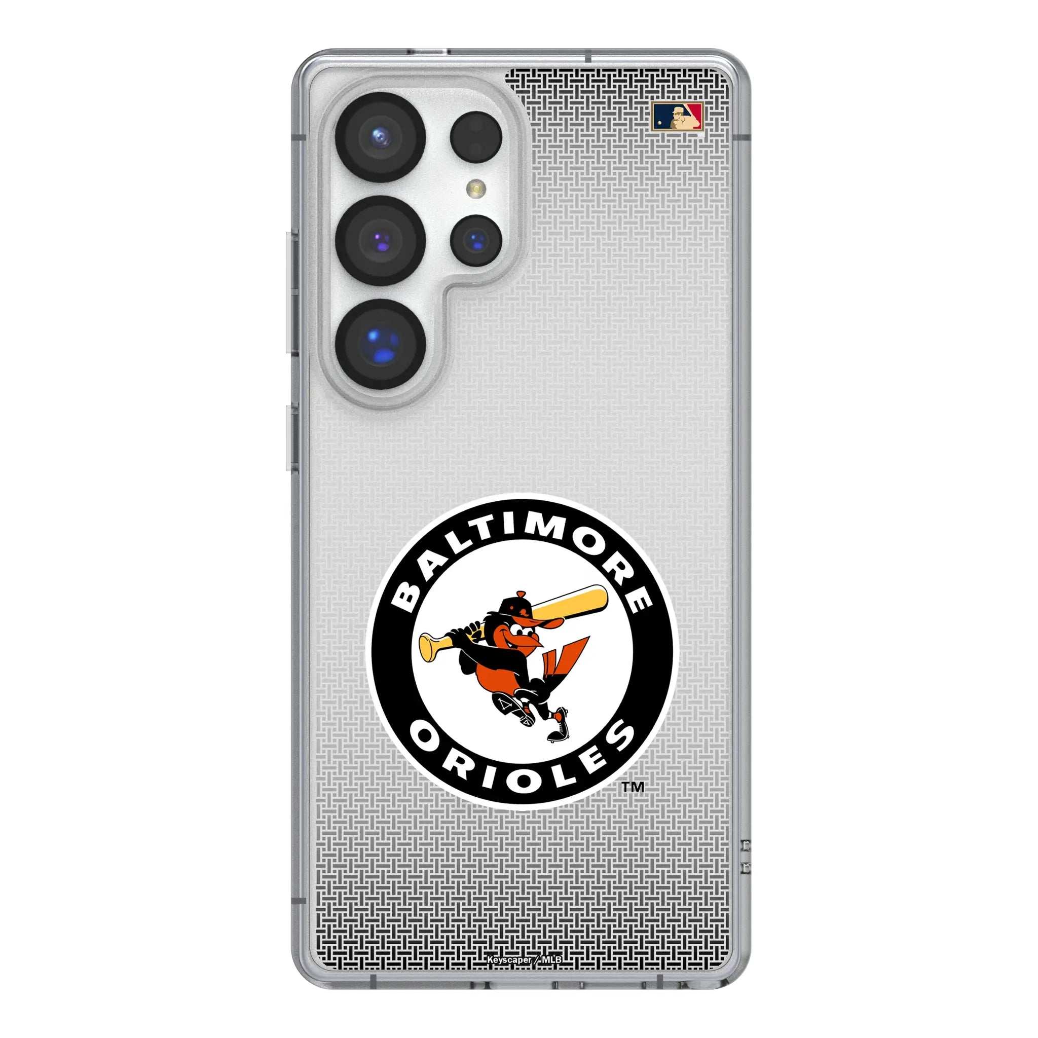 Baltimore Orioles 1966-1969 - Cooperstown Collection Linen Clear Phone Case for Samsung Galaxy