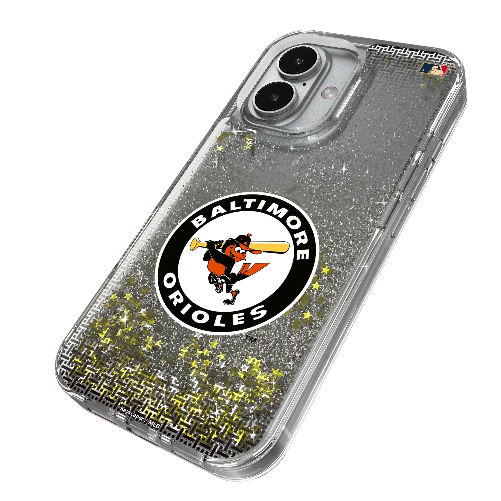 Baltimore Orioles 1966-1969 - Cooperstown Collection Linen Glitter Phone Case