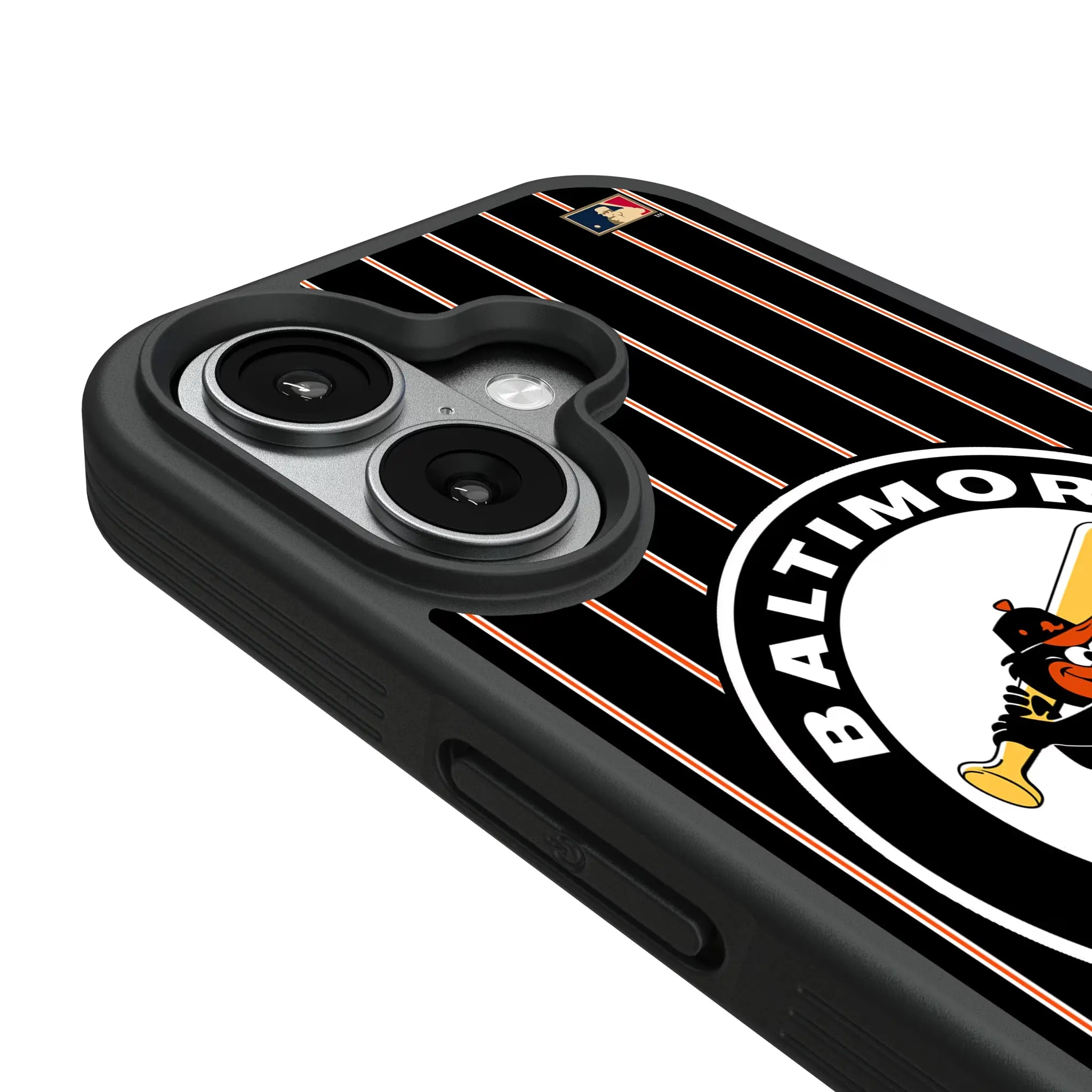 Baltimore Orioles 1966-1969 - Cooperstown Collection Pinstripe Bump Phone Case