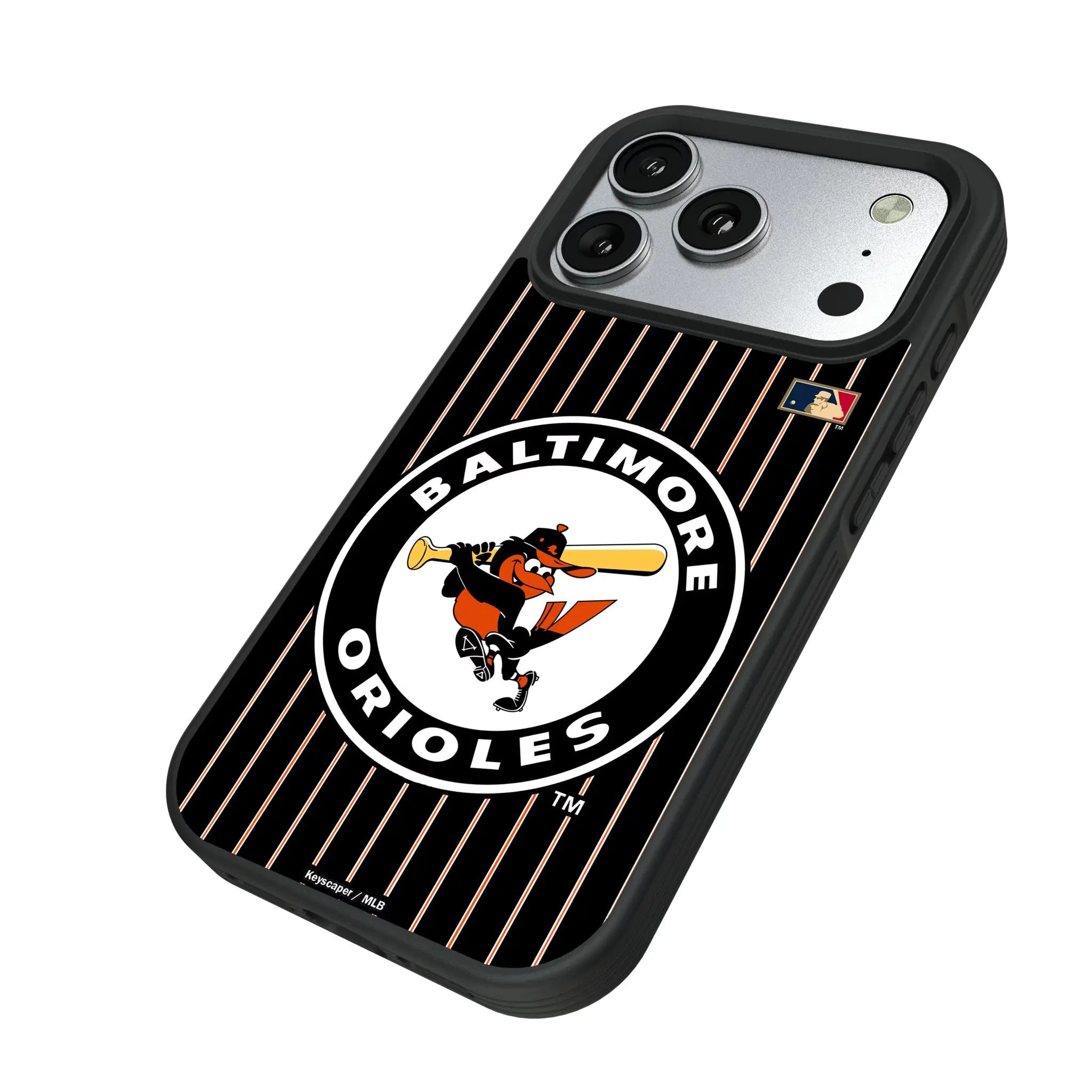 Baltimore Orioles 1966-1969 - Cooperstown Collection Pinstripe Bump Phone Case