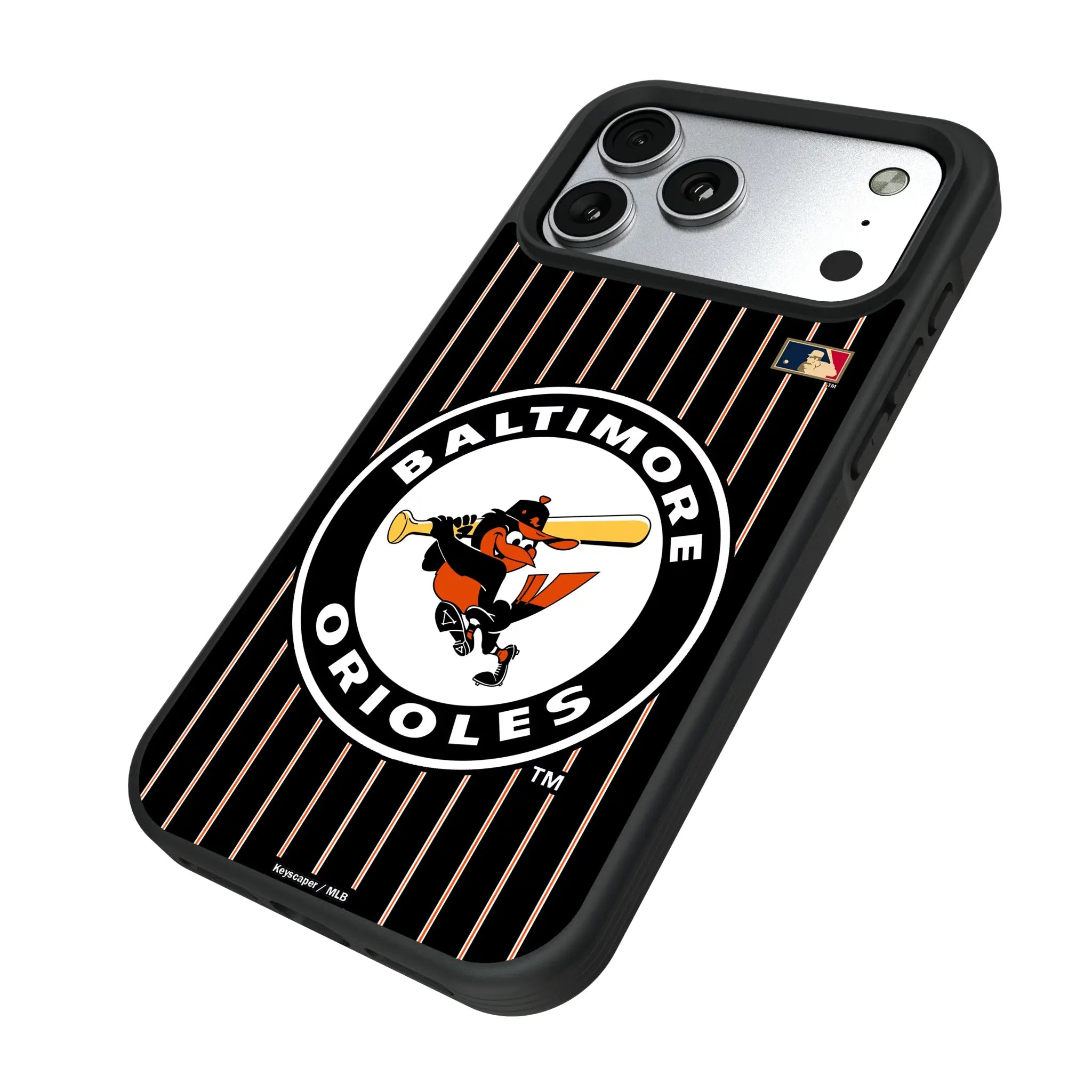 Baltimore Orioles 1966-1969 - Cooperstown Collection Pinstripe Bump Phone Case