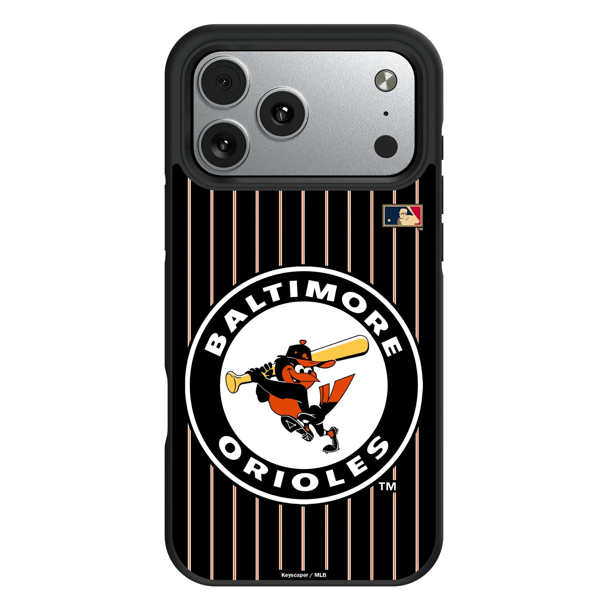 Baltimore Orioles 1966-1969 - Cooperstown Collection Pinstripe Bump Phone Case