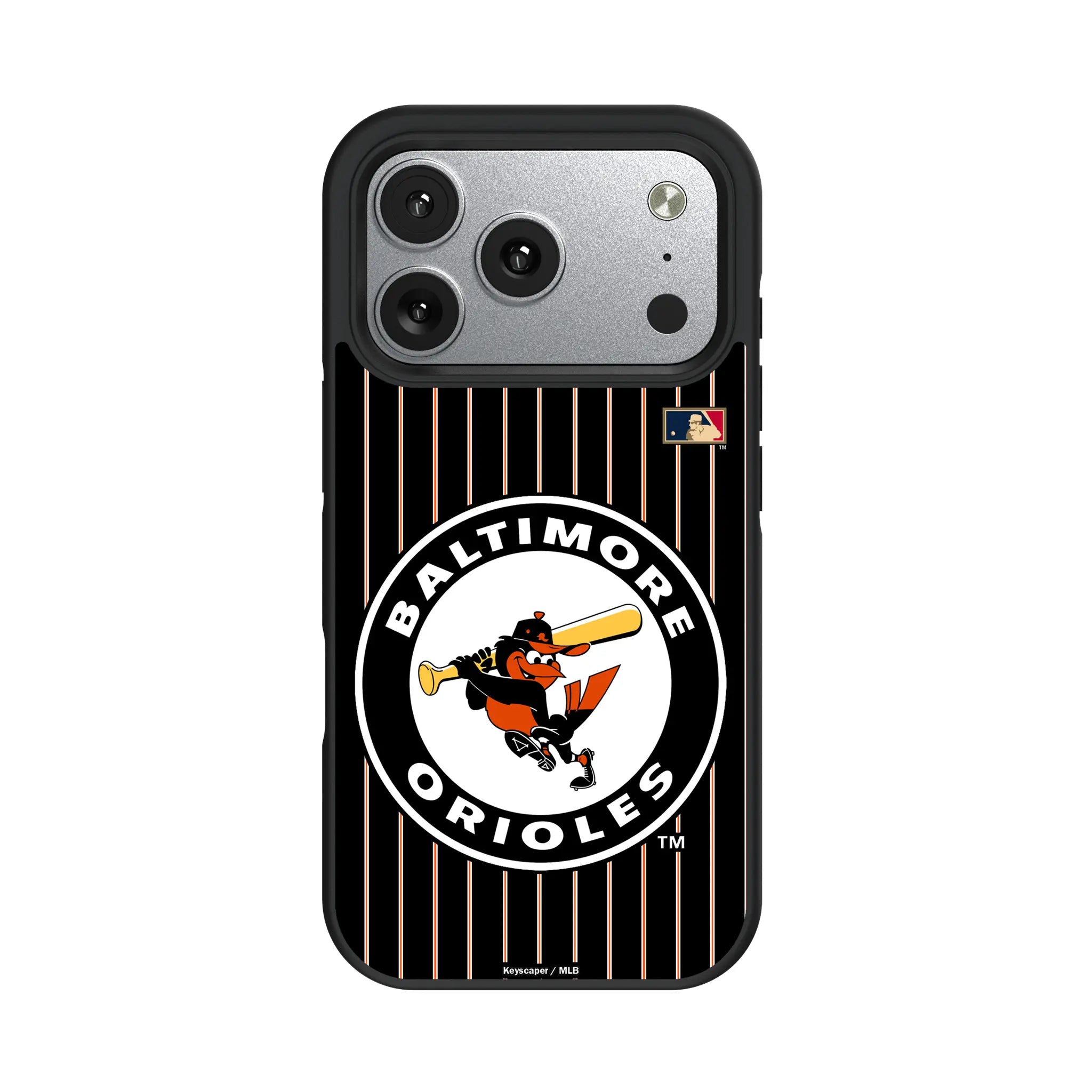 Baltimore Orioles 1966-1969 - Cooperstown Collection Pinstripe Bump Phone Case