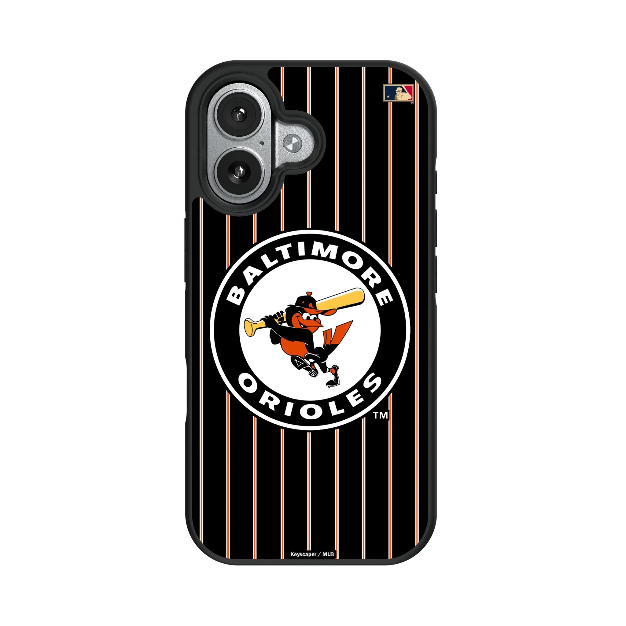Baltimore Orioles 1966-1969 - Cooperstown Collection Pinstripe Bump Phone Case