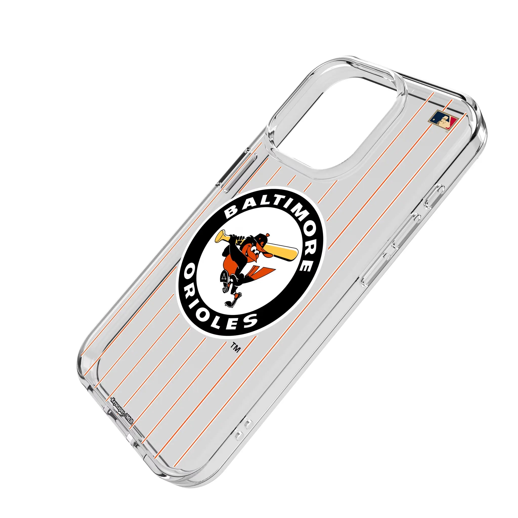 Baltimore Orioles 1966-1969 - Cooperstown Collection Pinstripe Clear Phone Case for Apple iPhone