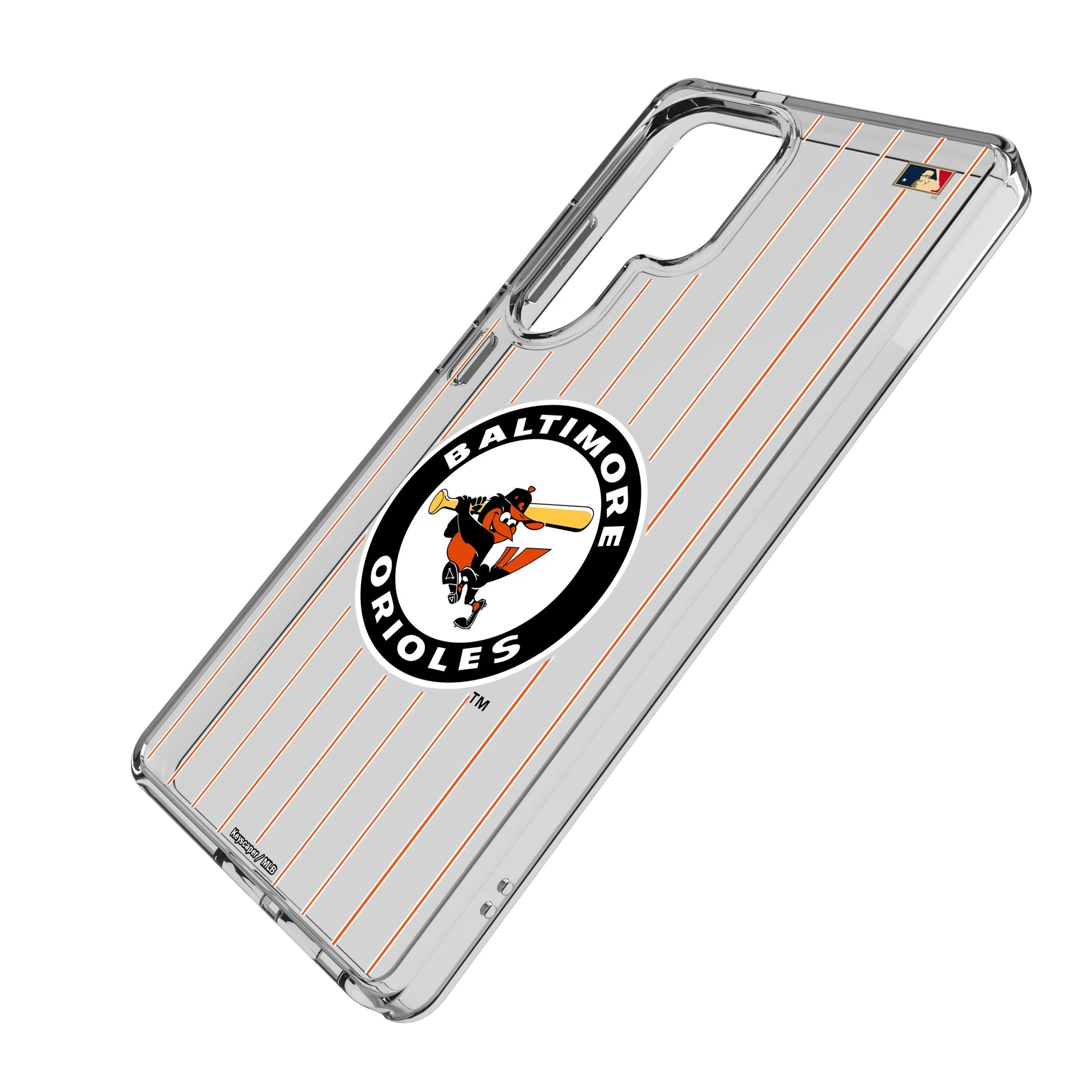 Baltimore Orioles 1966-1969 - Cooperstown Collection Pinstripe Clear Phone Case for Samsung Galaxy