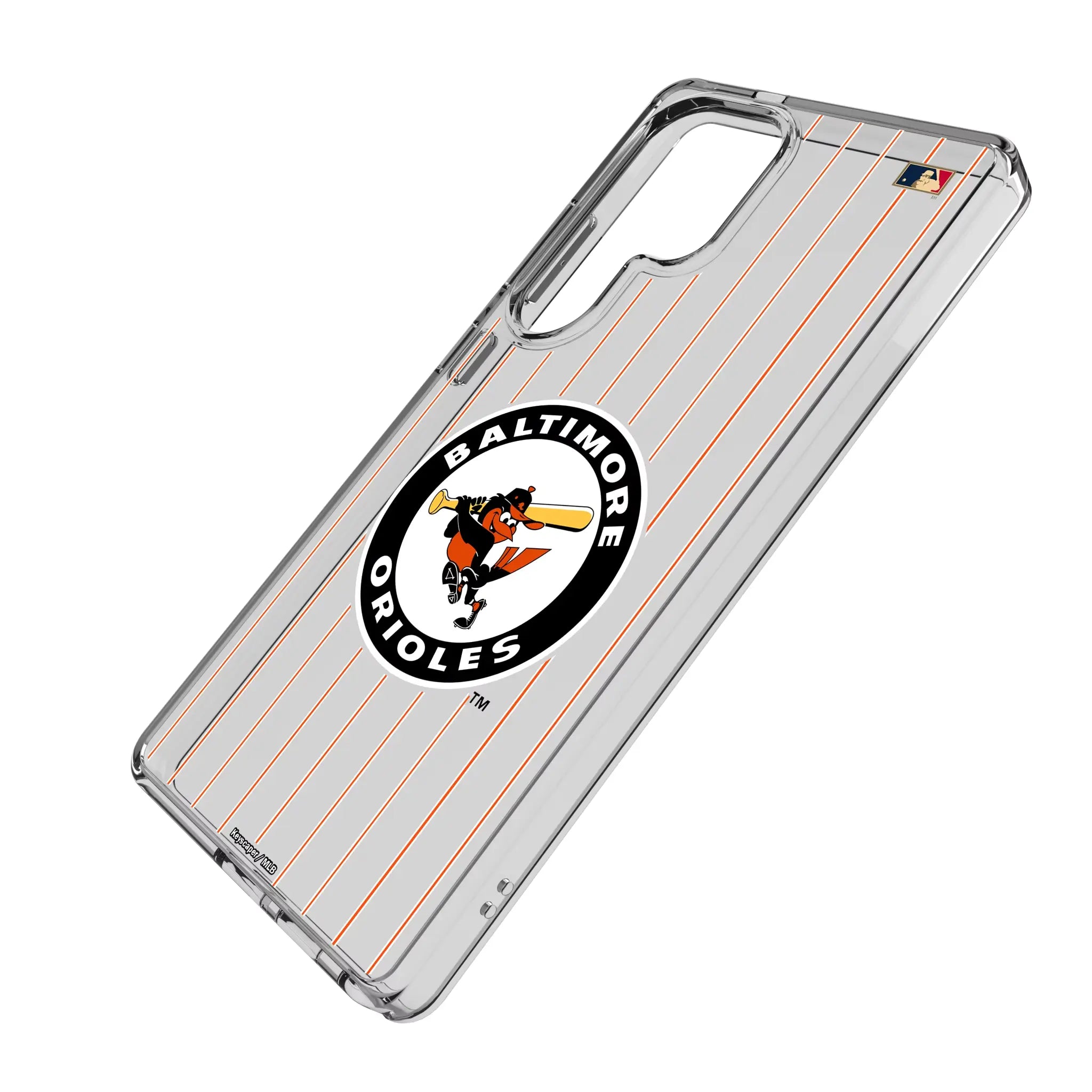 Baltimore Orioles 1966-1969 - Cooperstown Collection Pinstripe Clear Phone Case for Samsung Galaxy