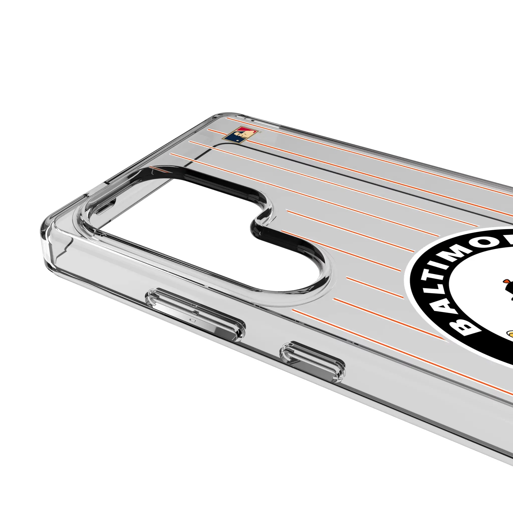 Baltimore Orioles 1966-1969 - Cooperstown Collection Pinstripe Clear Phone Case for Samsung Galaxy