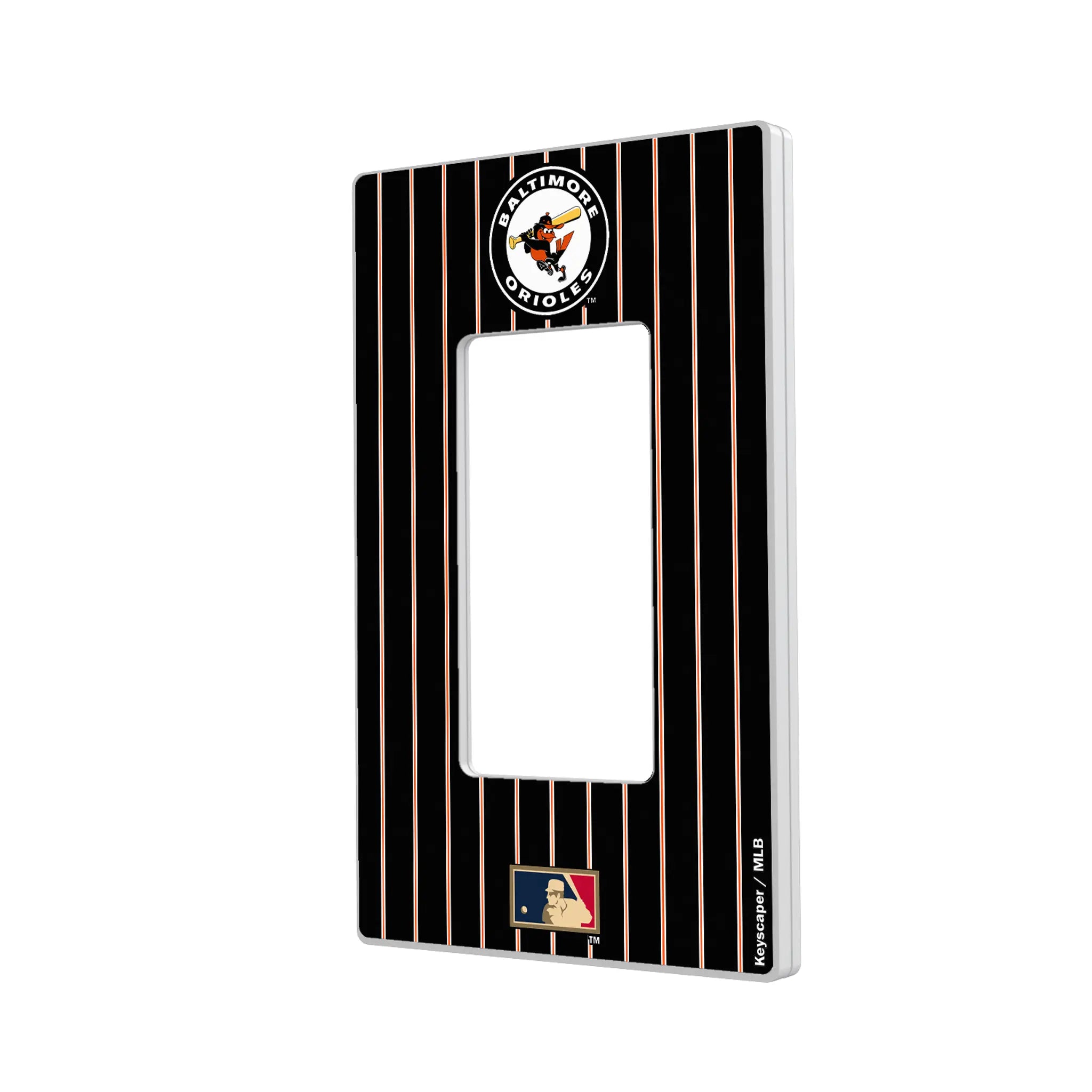 Baltimore Orioles 1966-1969 - Cooperstown Collection Pinstripe Hidden-Screw Light Switch Plate