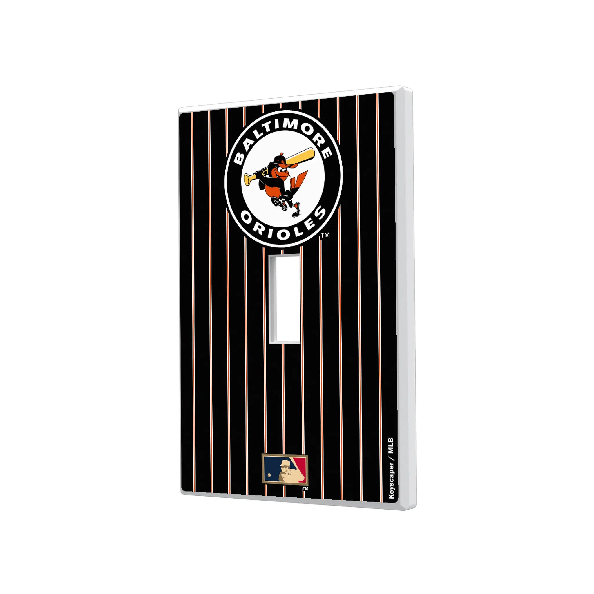 Baltimore Orioles 1966-1969 - Cooperstown Collection Pinstripe Hidden-Screw Light Switch Plate