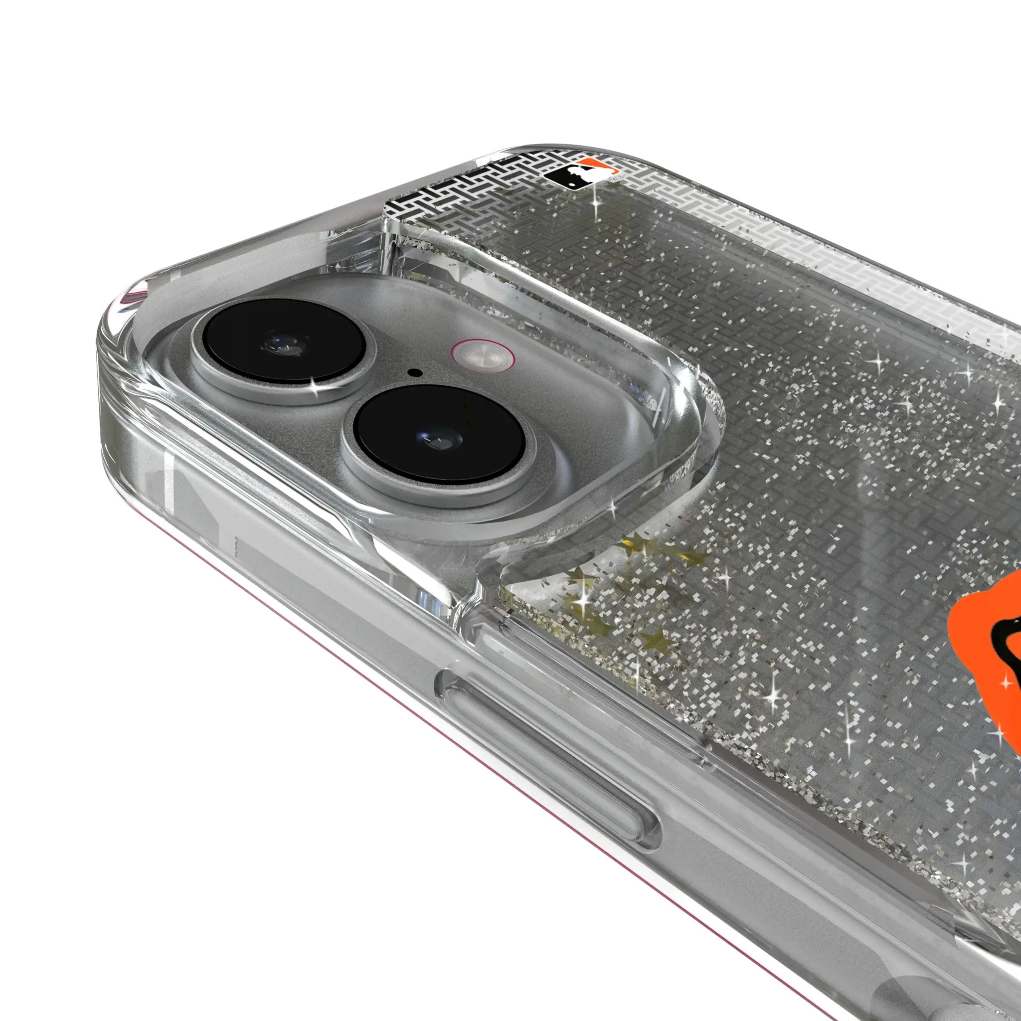 Baltimore Orioles Linen Glitter Phone Case
