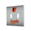 Baltimore Orioles Linen Hidden-Screw Light Switch Plate