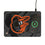 Baltimore Orioles Monocolor Tilt 15-Watt Wireless Charger and Mouse Pad