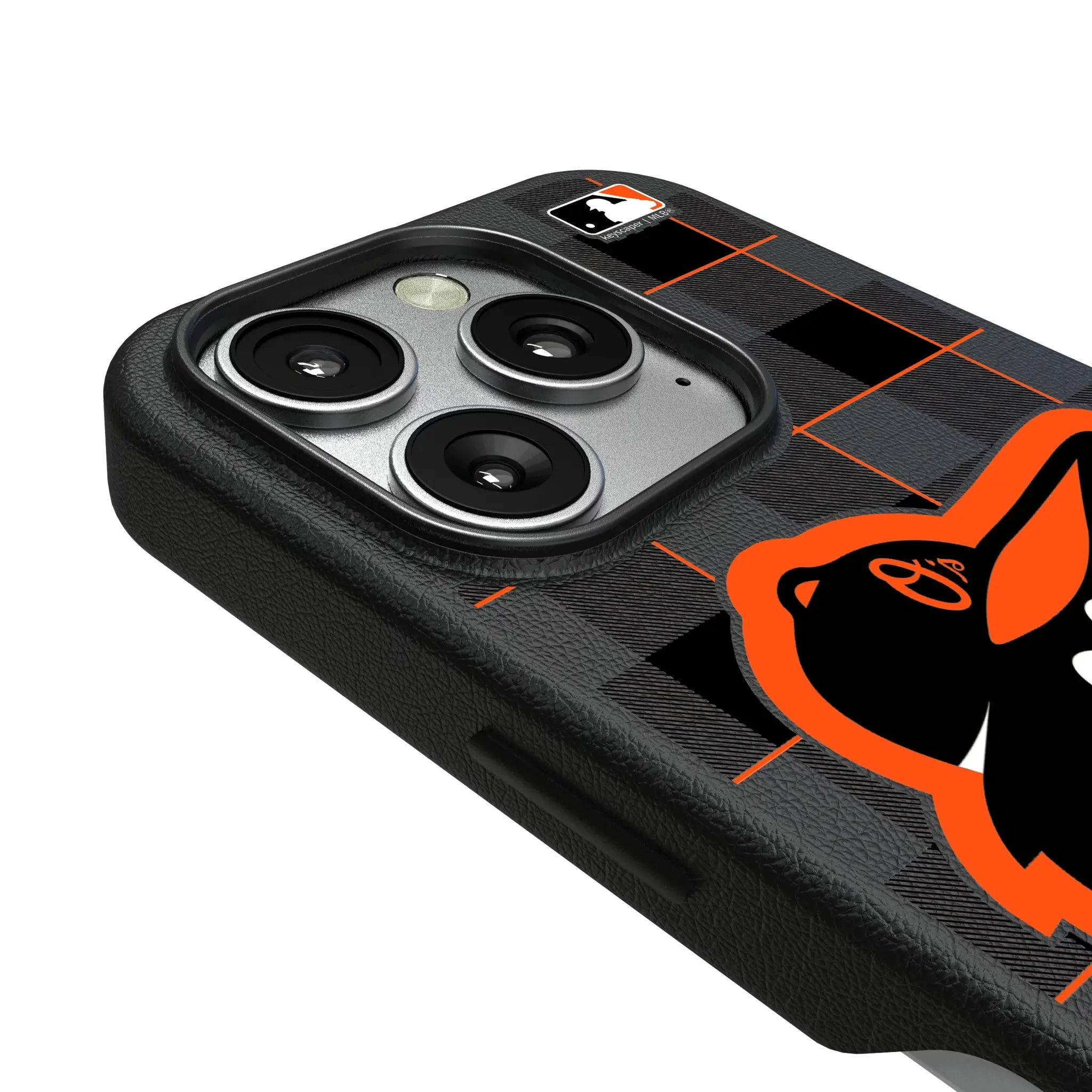 Baltimore Orioles Plaid MagSafe Compatible Phone Case for Apple iPhone
