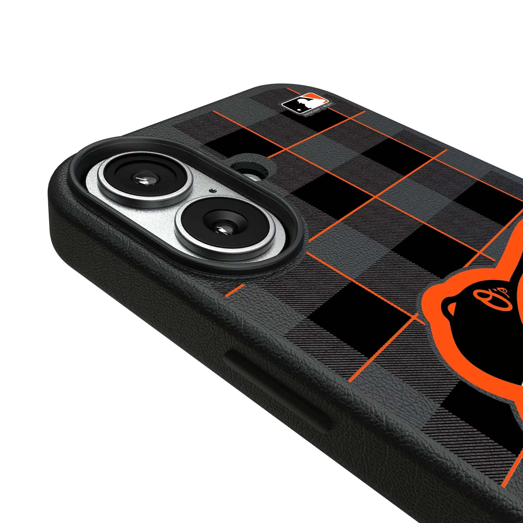 Baltimore Orioles Plaid MagSafe Compatible Phone Case for Apple iPhone