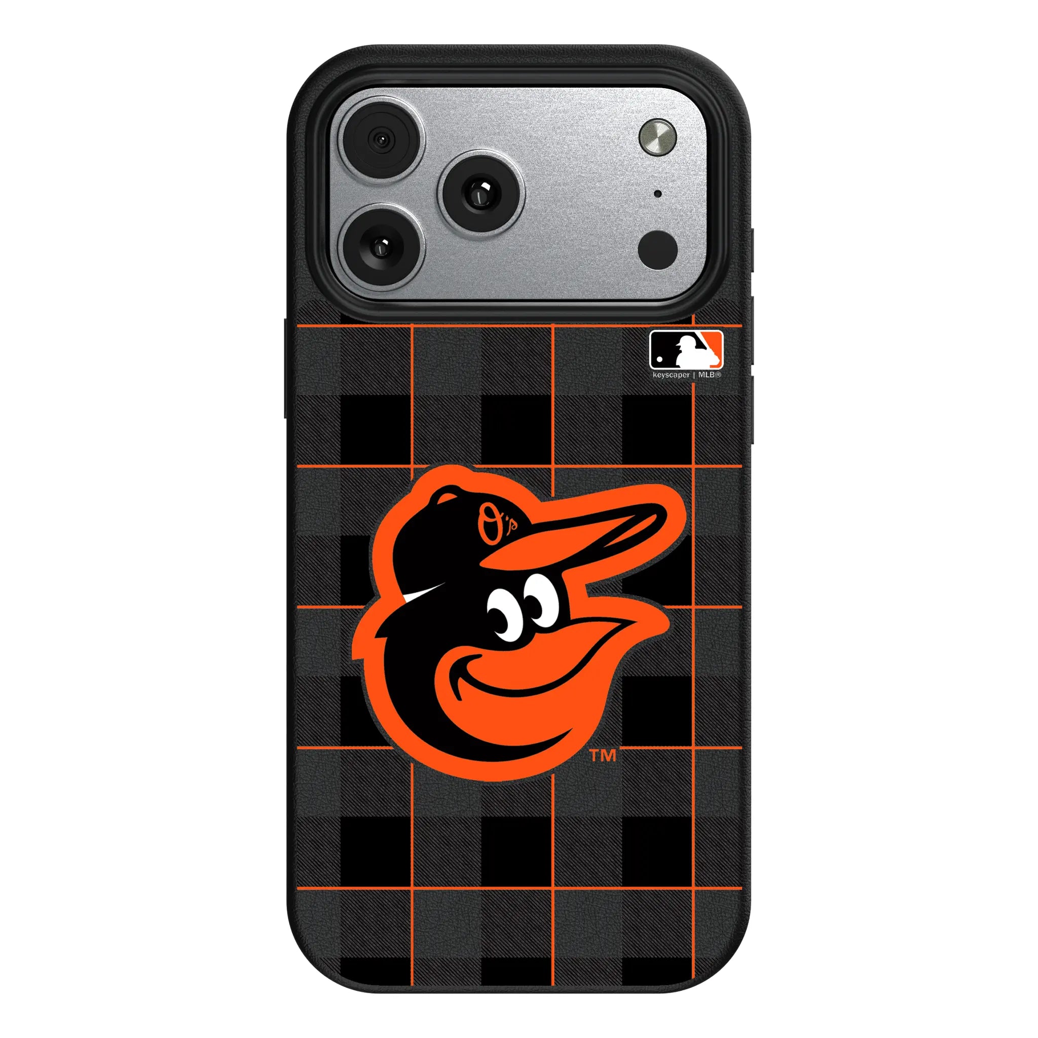 Baltimore Orioles Plaid MagSafe Compatible Phone Case for Apple iPhone