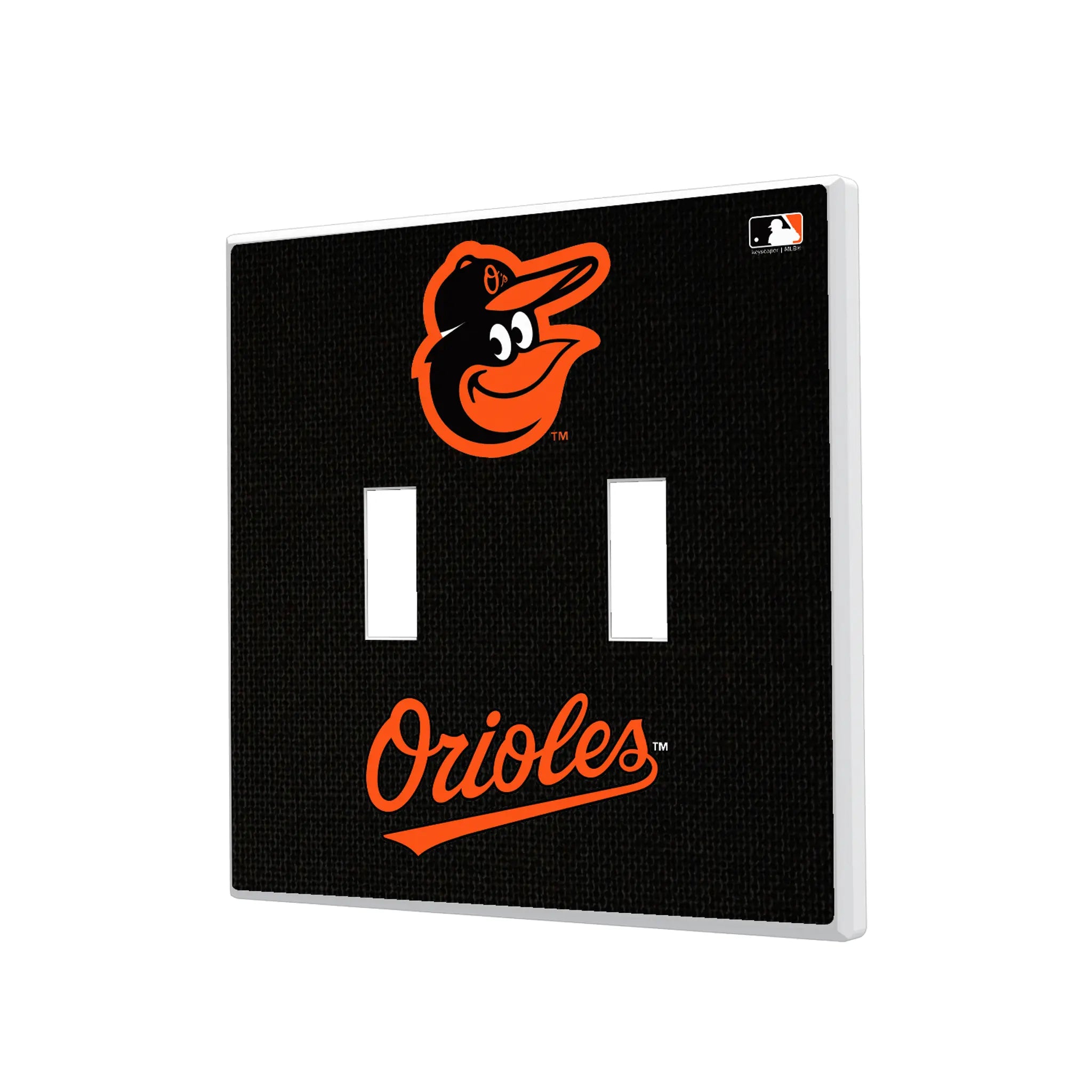 Baltimore Orioles Solid Hidden-Screw Light Switch Plate