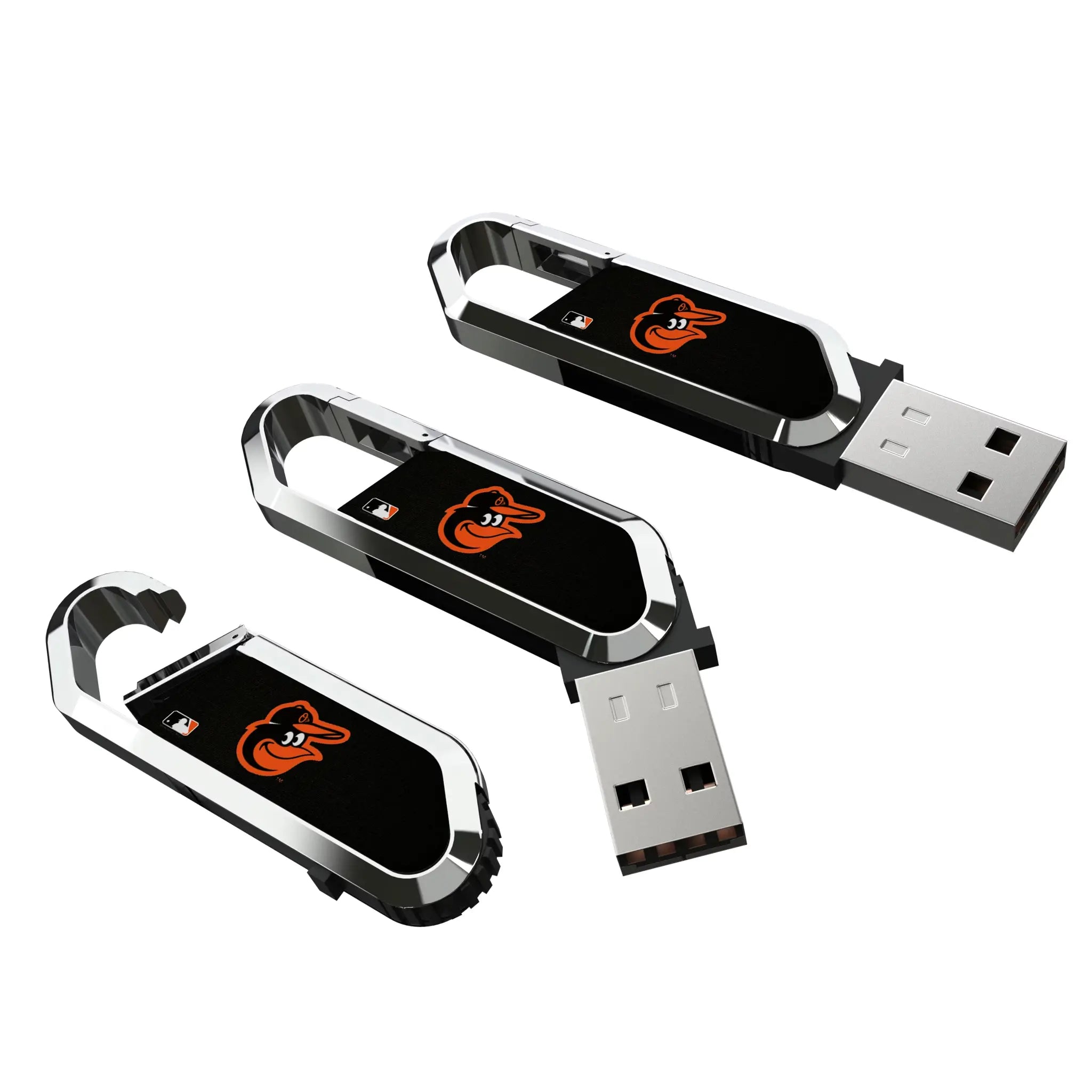 Baltimore Orioles Solid USB 32GB Clip Style Flash Drive
