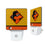 Baltimore Orioles Stripe Night Light 2-Pack