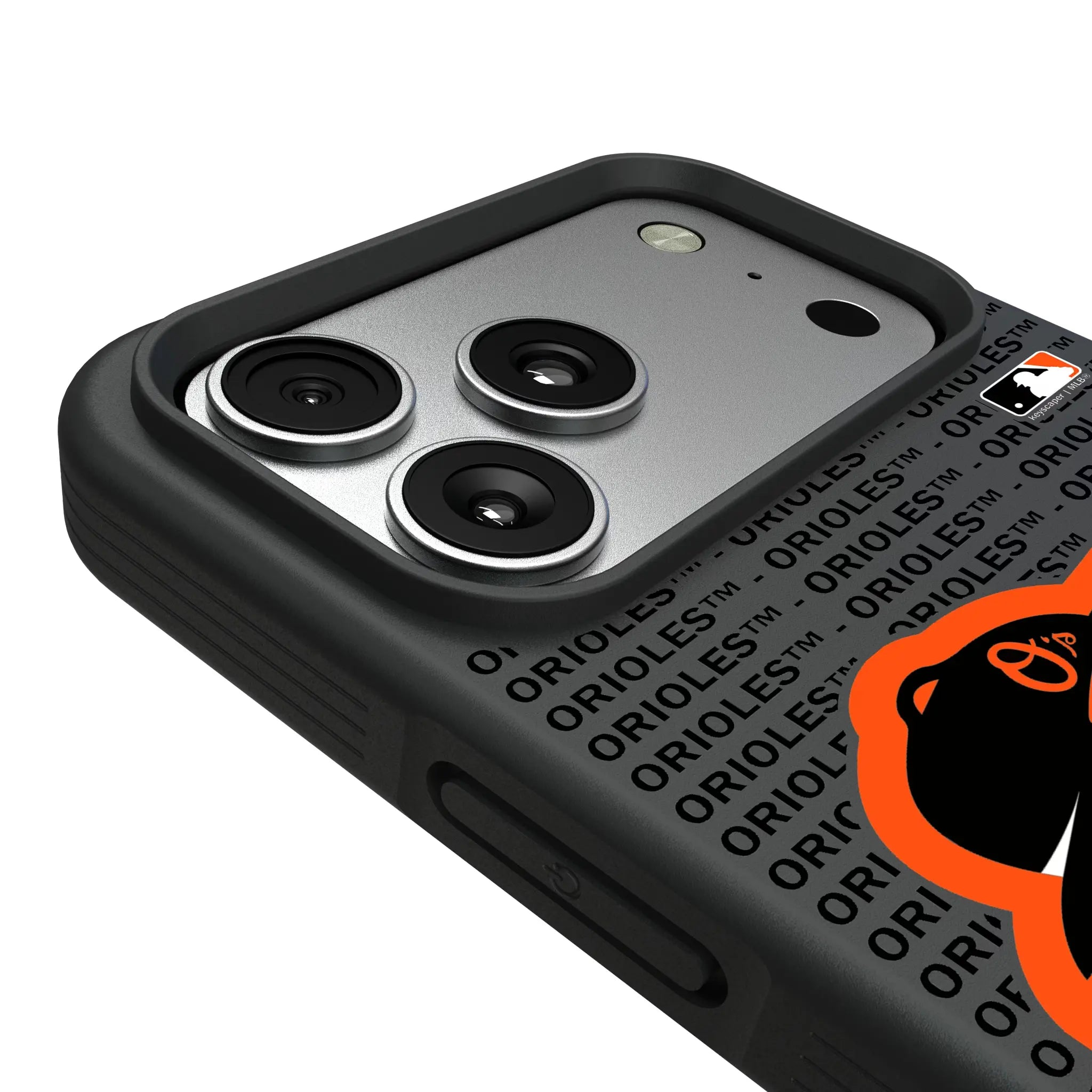 Baltimore Orioles Text Backdrop Bump Phone Case