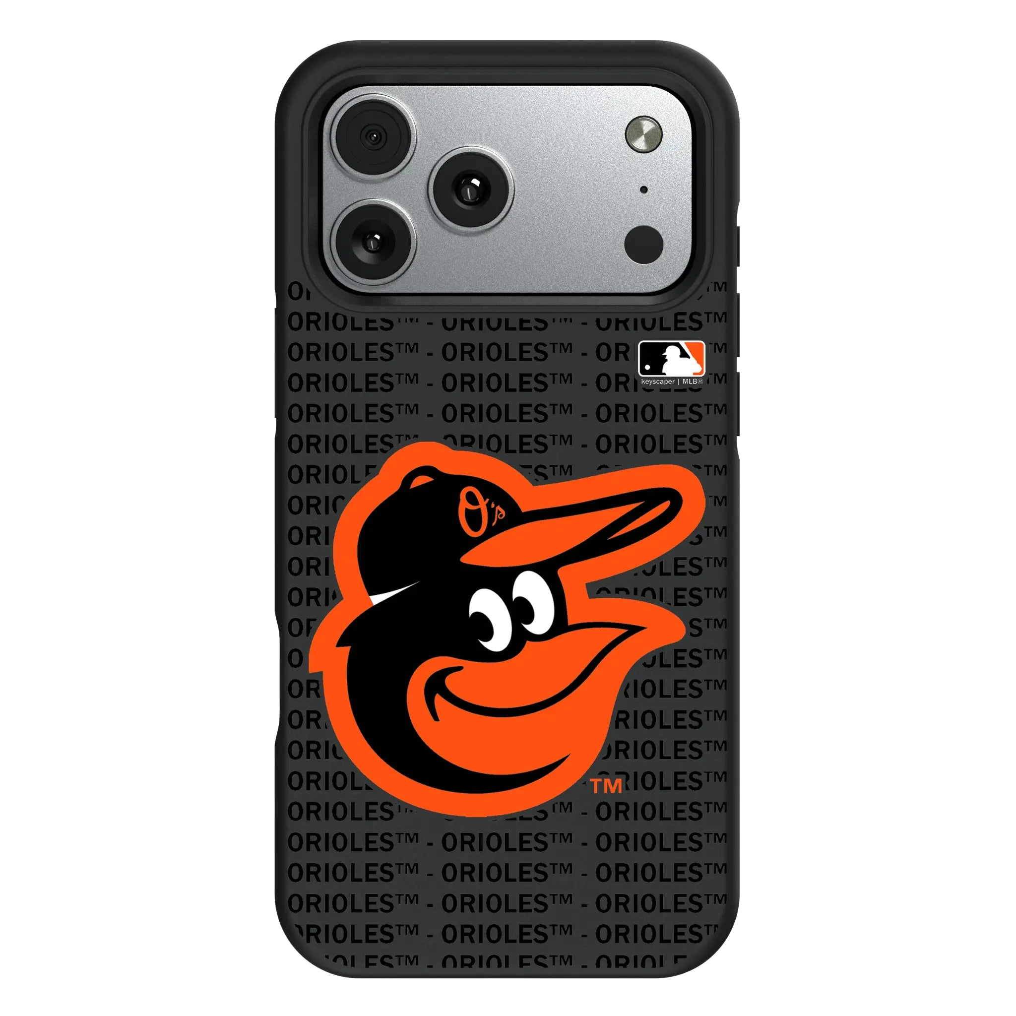 Baltimore Orioles Text Backdrop Bump Phone Case