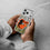 Baltimore Orioles Text Backdrop Glitter Phone Case