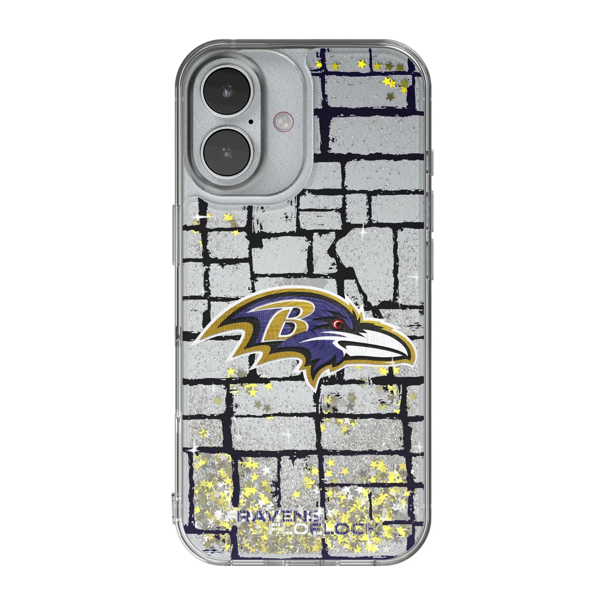 Baltimore Ravens Brick Glitter Phone Case for Apple iPhone