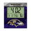 Baltimore Ravens Color Block Wall Clock