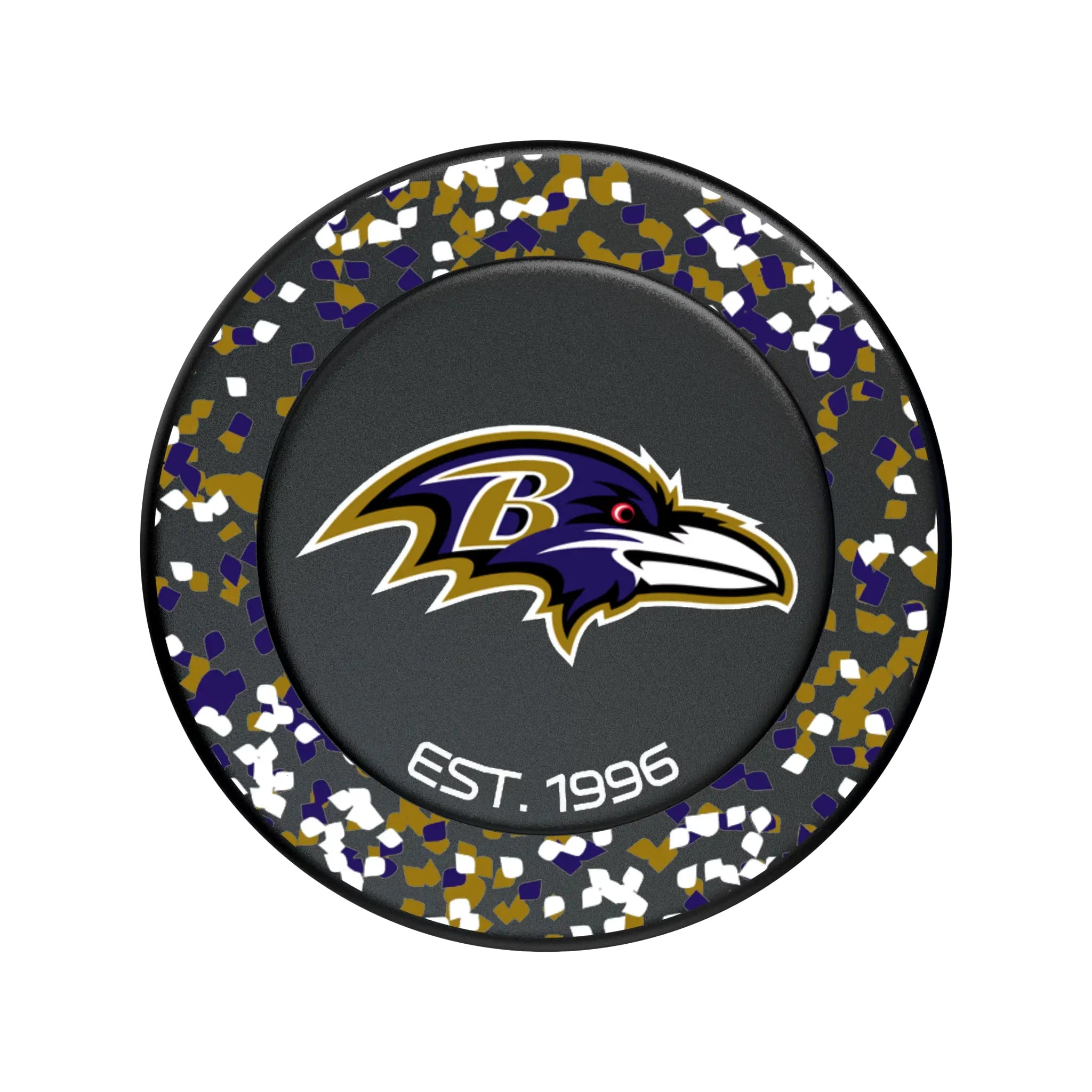 Baltimore Ravens Confetti PopSockets Magnetic Phone Grip and Stand