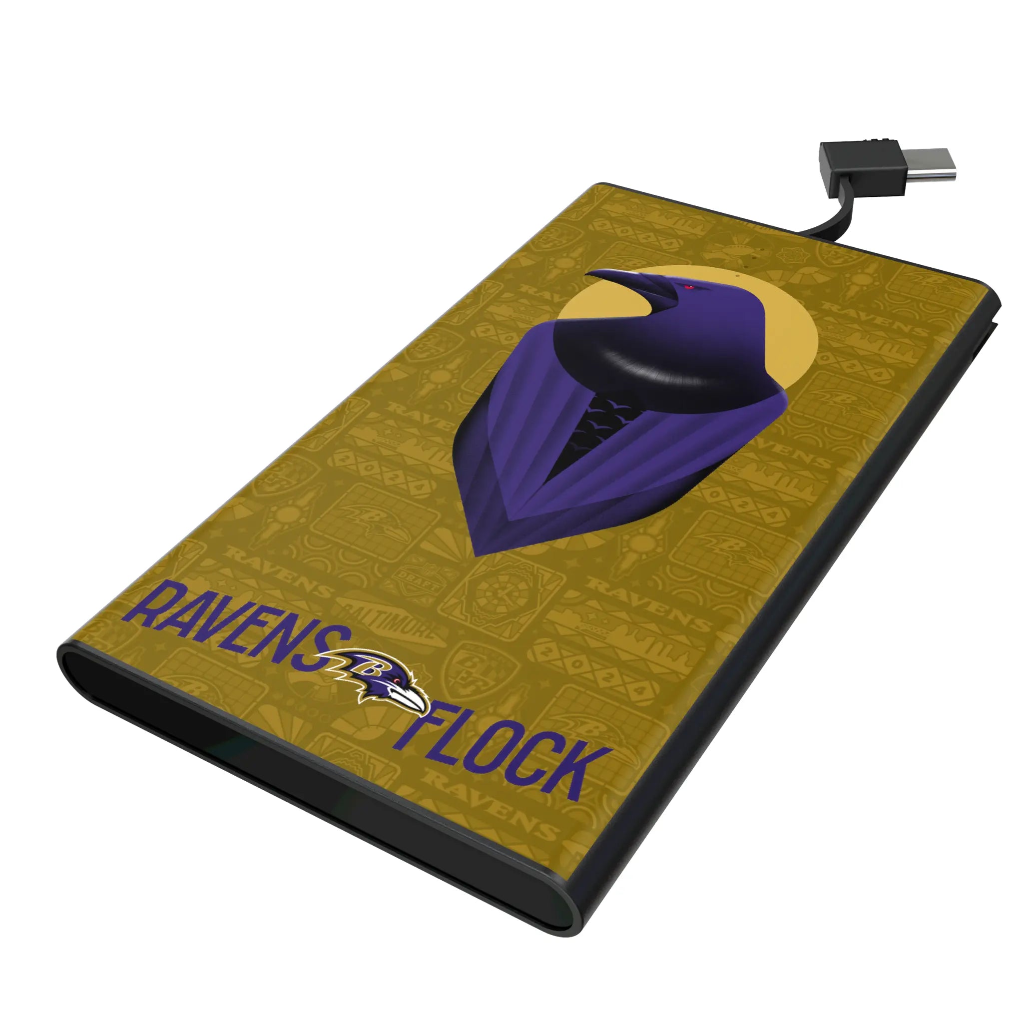 Baltimore Ravens Deco 5000mAh Flat Powerbank