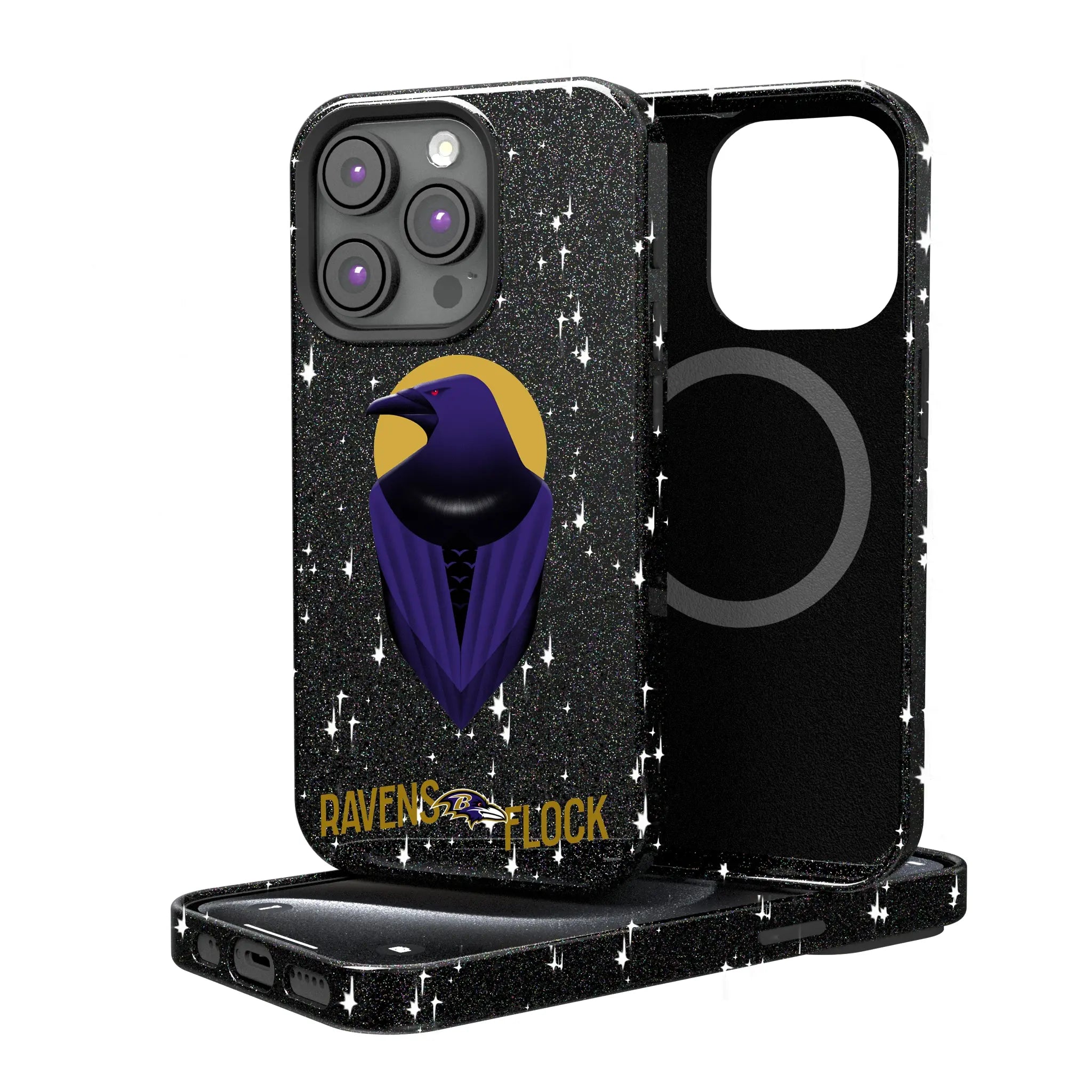 Baltimore Ravens 2024 Illustrated Limited Edition Bling Phone Case