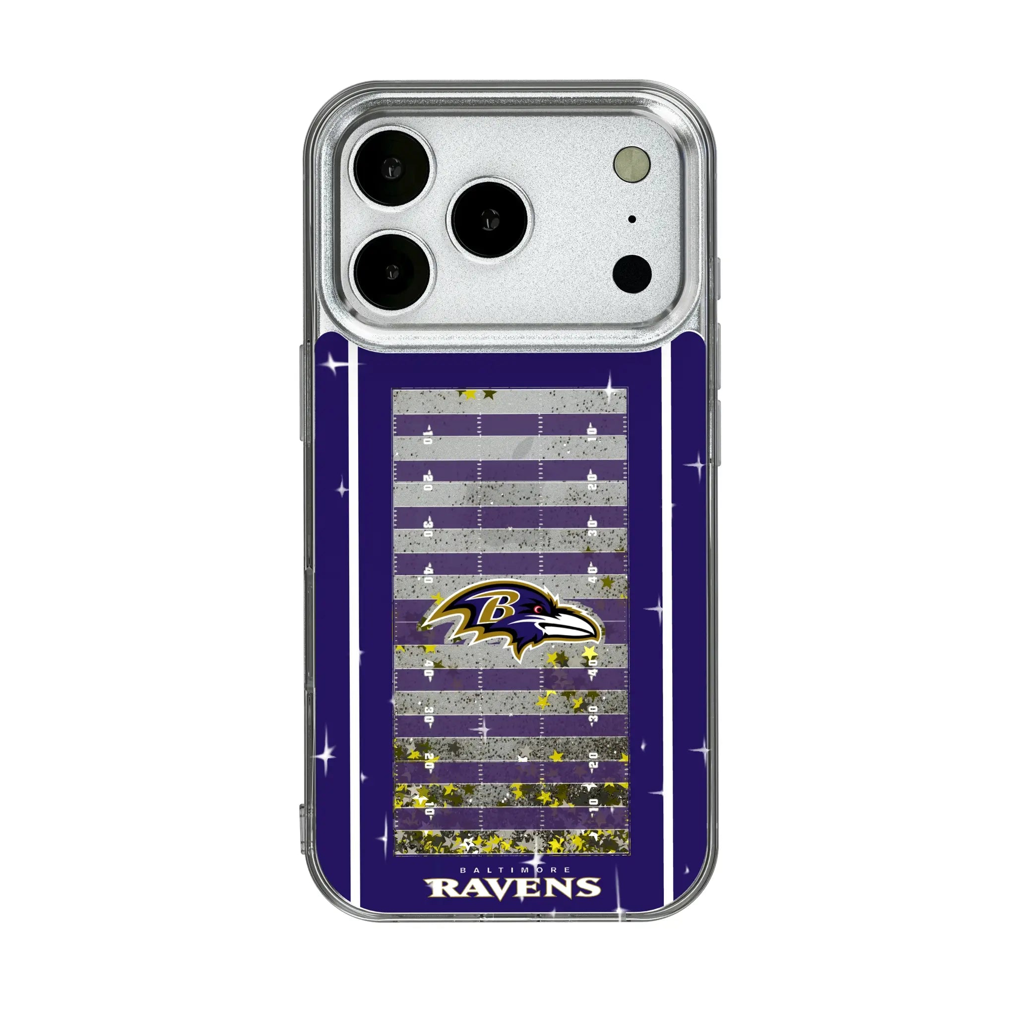 Baltimore Ravens Field Glitter Phone Case
